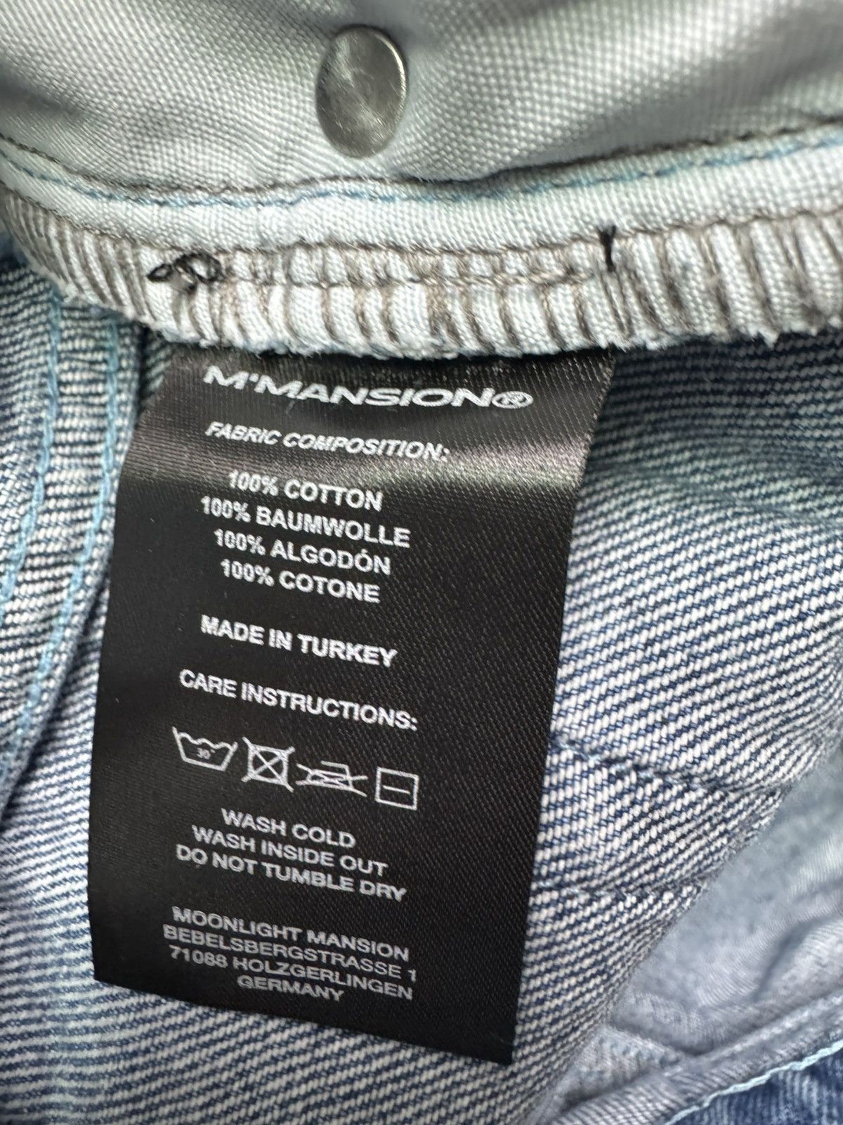 Other M’mansion SILHOUETTE DENIM - LIGHT BLUE Size US 34 / EU 50 - 10 Thumbnail
