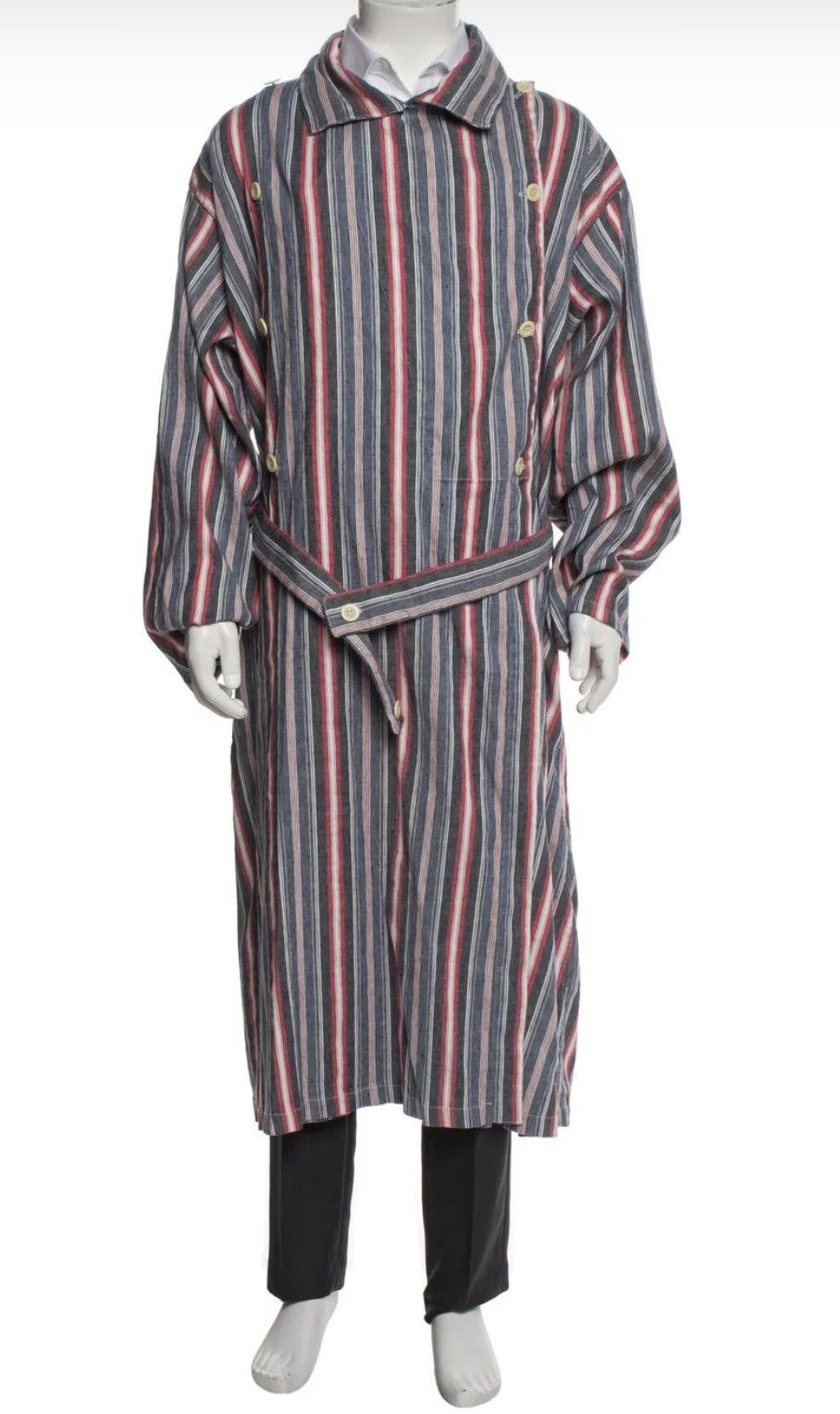 Maison Margiela Maison Margiela Striped Robe New Size 48 Mens Rare Size US M / EU 48-50 / 2 - 11 Thumbnail