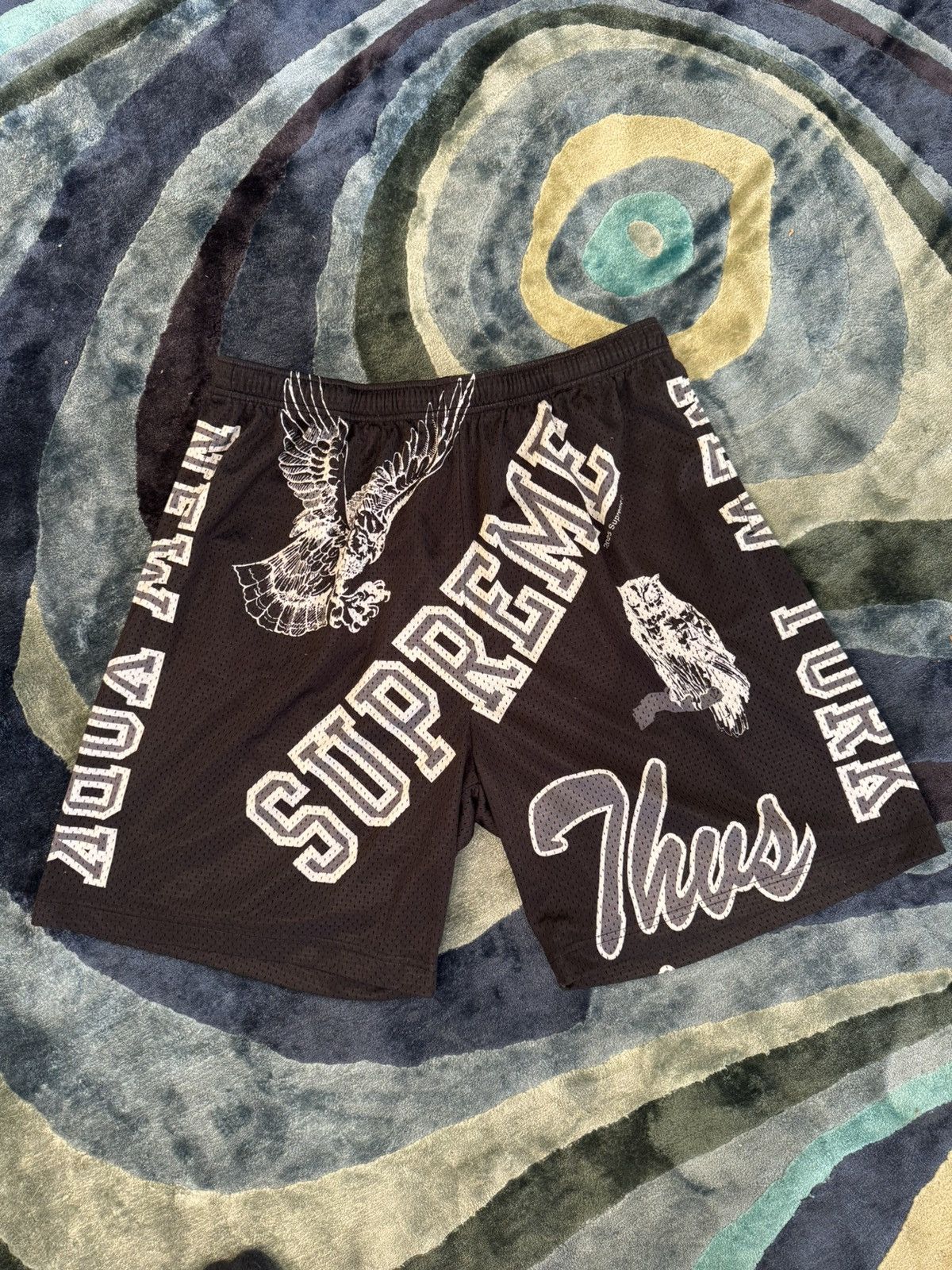 Supreme Varsity Mesh Shorts – Black L/S