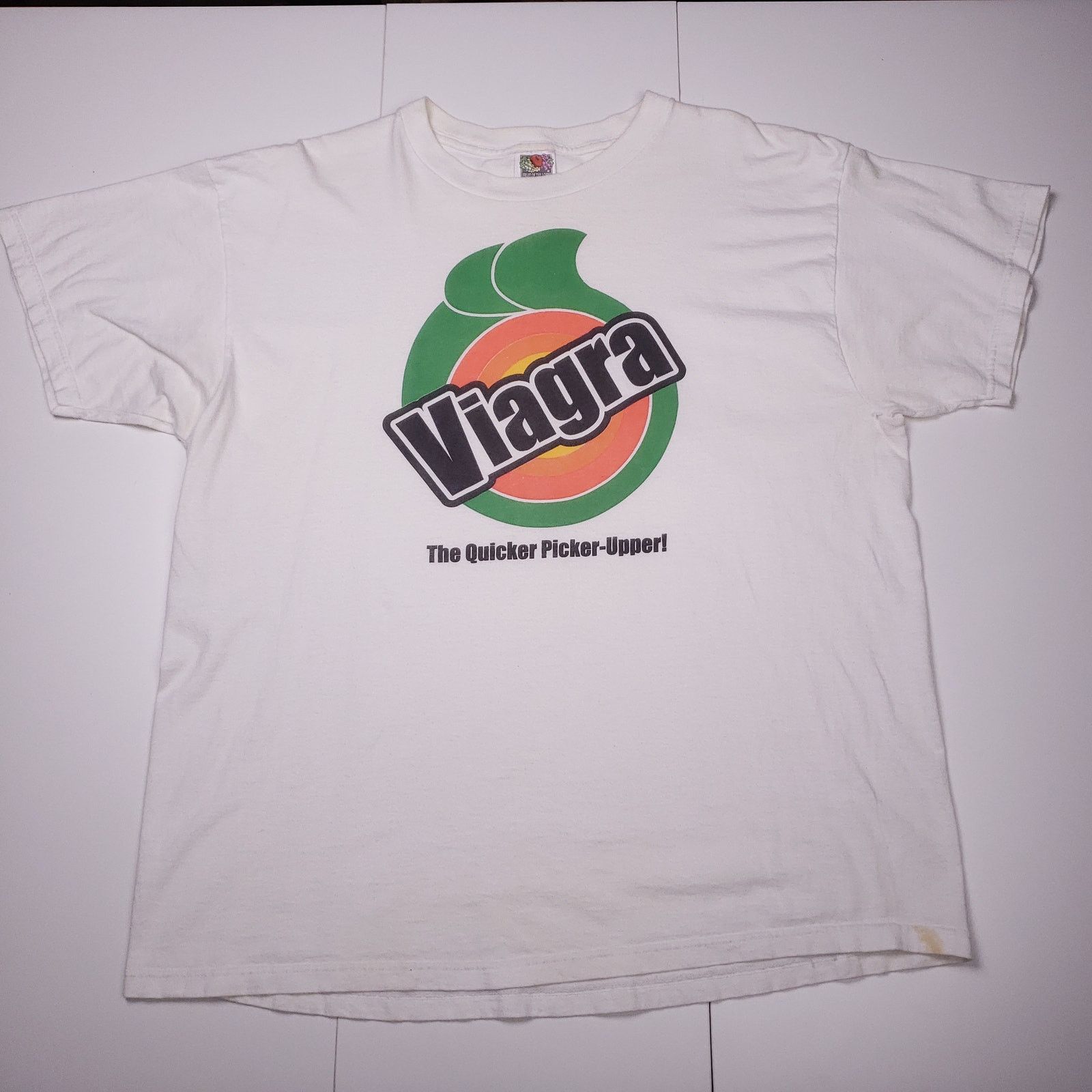 Vintage Vintage 90s Viagra Tide tee Size US L / EU 52-54 / 3 - 1 Thumbnail
