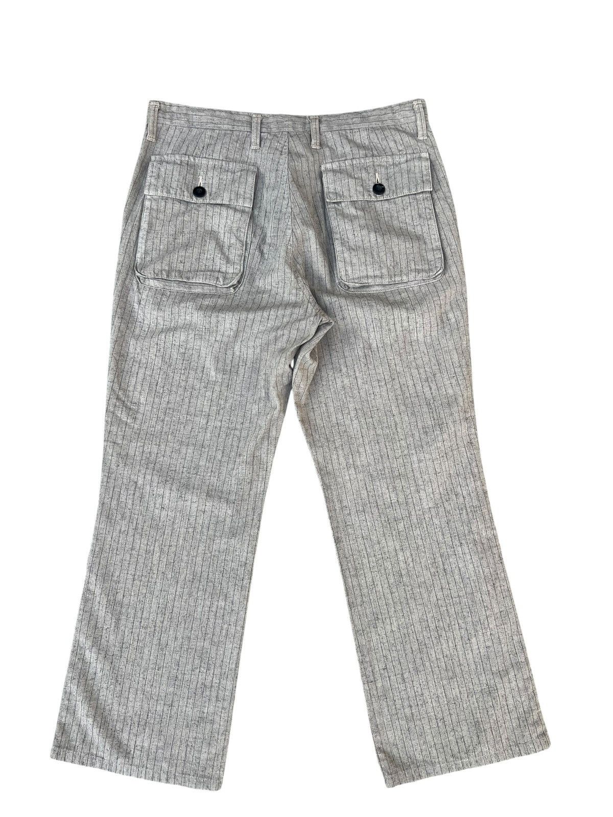 Vintage Japanese Brand BLUE WAY Made in Japan Striped Pant Size US 34 / EU 50 - 13 Thumbnail