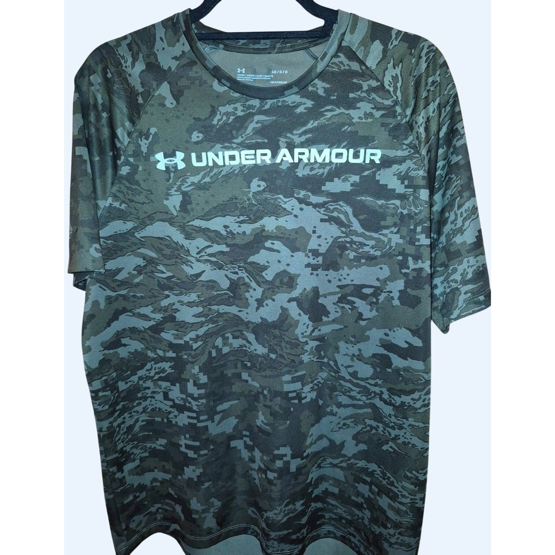 Under Armour Under Armour Mens Loose Fit HeatGear Camo Short Sleeve Shirt Size US L / EU 52-54 / 3 - 1 Thumbnail