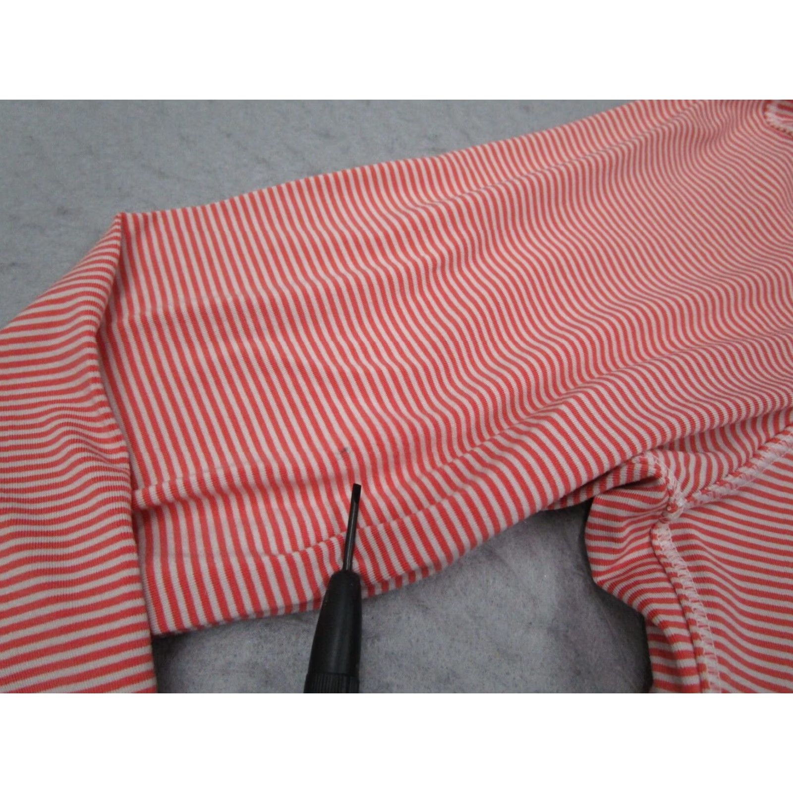 Footjoy FootJoy Performance Golf Sweater Mens Medium Pink 1/4 Zip Pullover Striped Long Sleeve Size US M / EU 48-50 / 2 - 5 Thumbnail