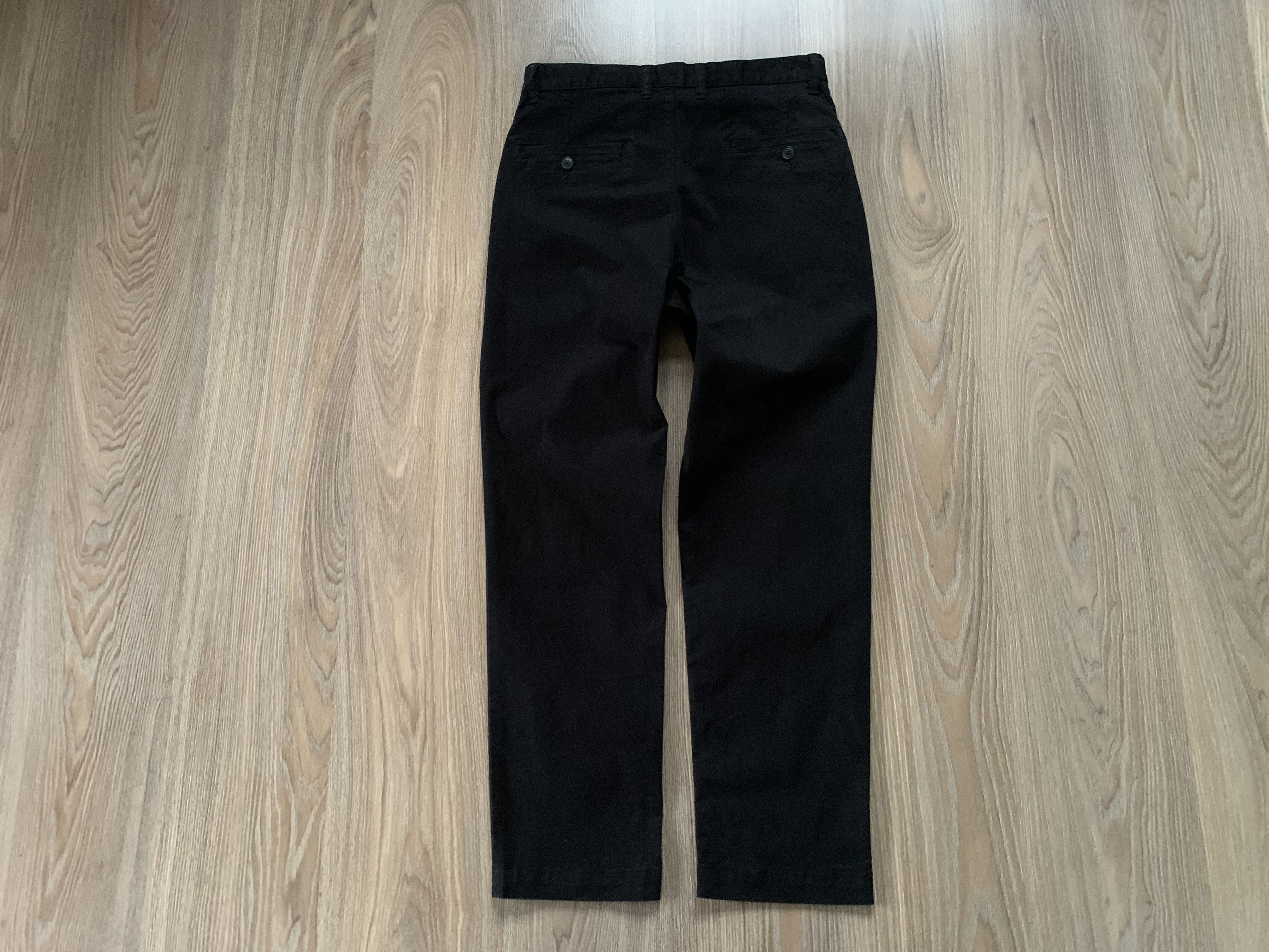 H&M H&M Regular Fit Black Pants Size US 29 - 3 Thumbnail