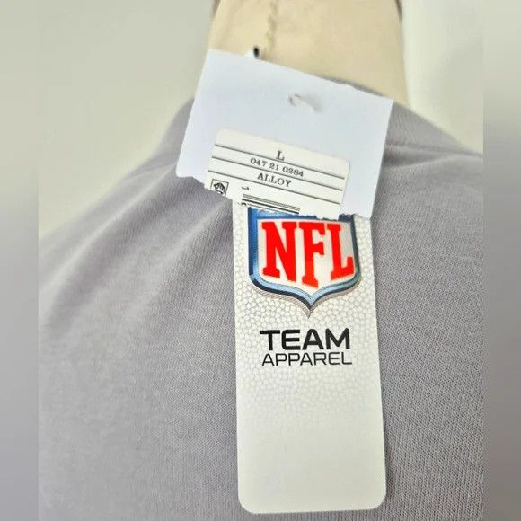 NFL Official NY Giants Split V-Neck Sweatshirt Fall Gift Travel Size L / US 10 / IT 46 - 5 Thumbnail