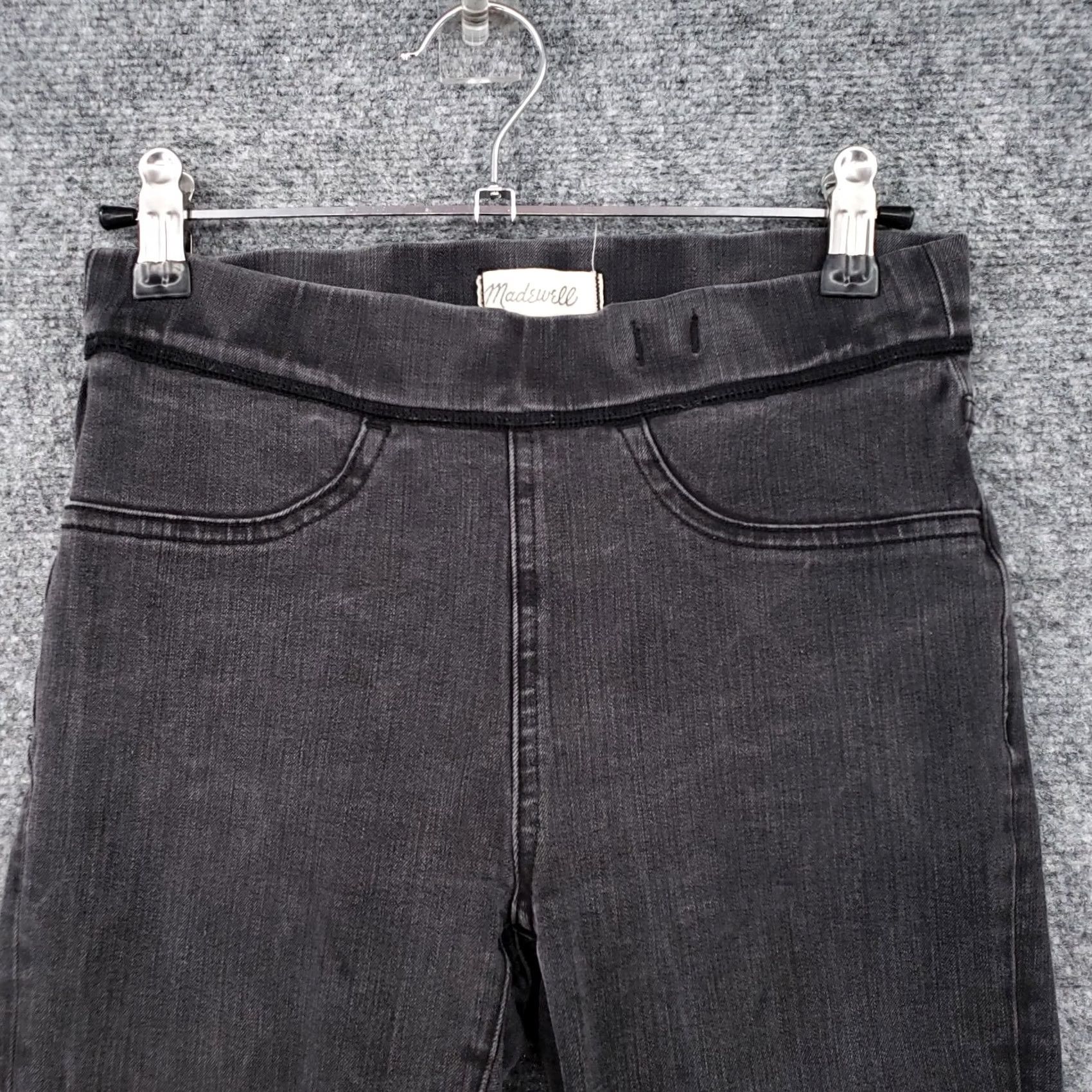 Madewell Madewell Jeans Womens 25 Gray The Anywhere Marton Wash Stretch Jegging Pull On Size 42" / US 20 - 3 Thumbnail