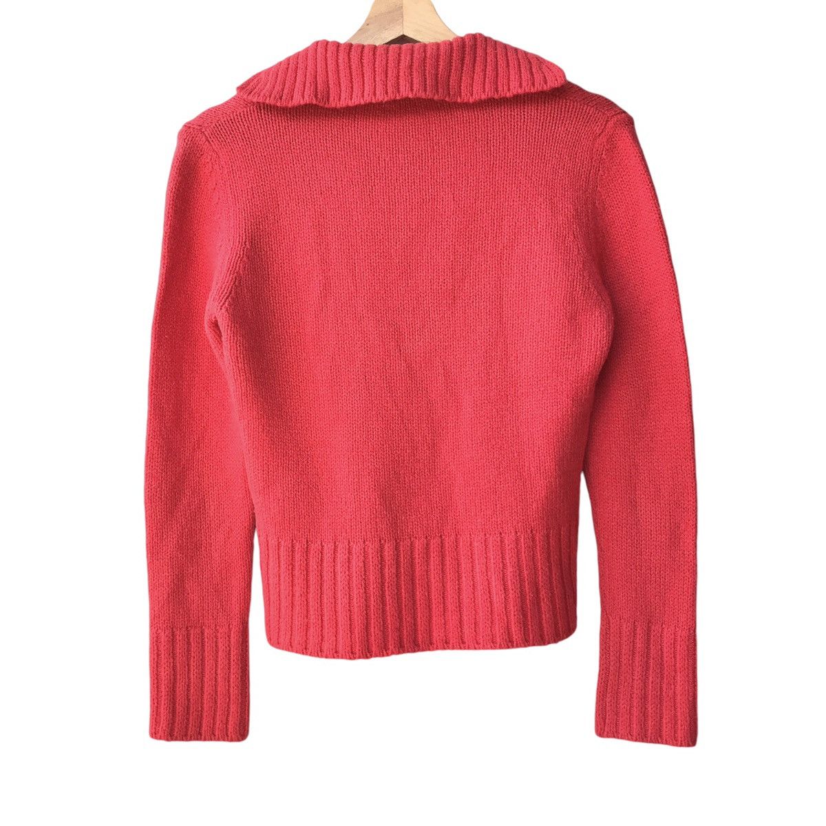 MAX&Co. × Max Mara Max & Co. Italy Designer Wide Neck Wool Crop Jumper Size M / US 6-8 / IT 42-44 - 2 Thumbnail