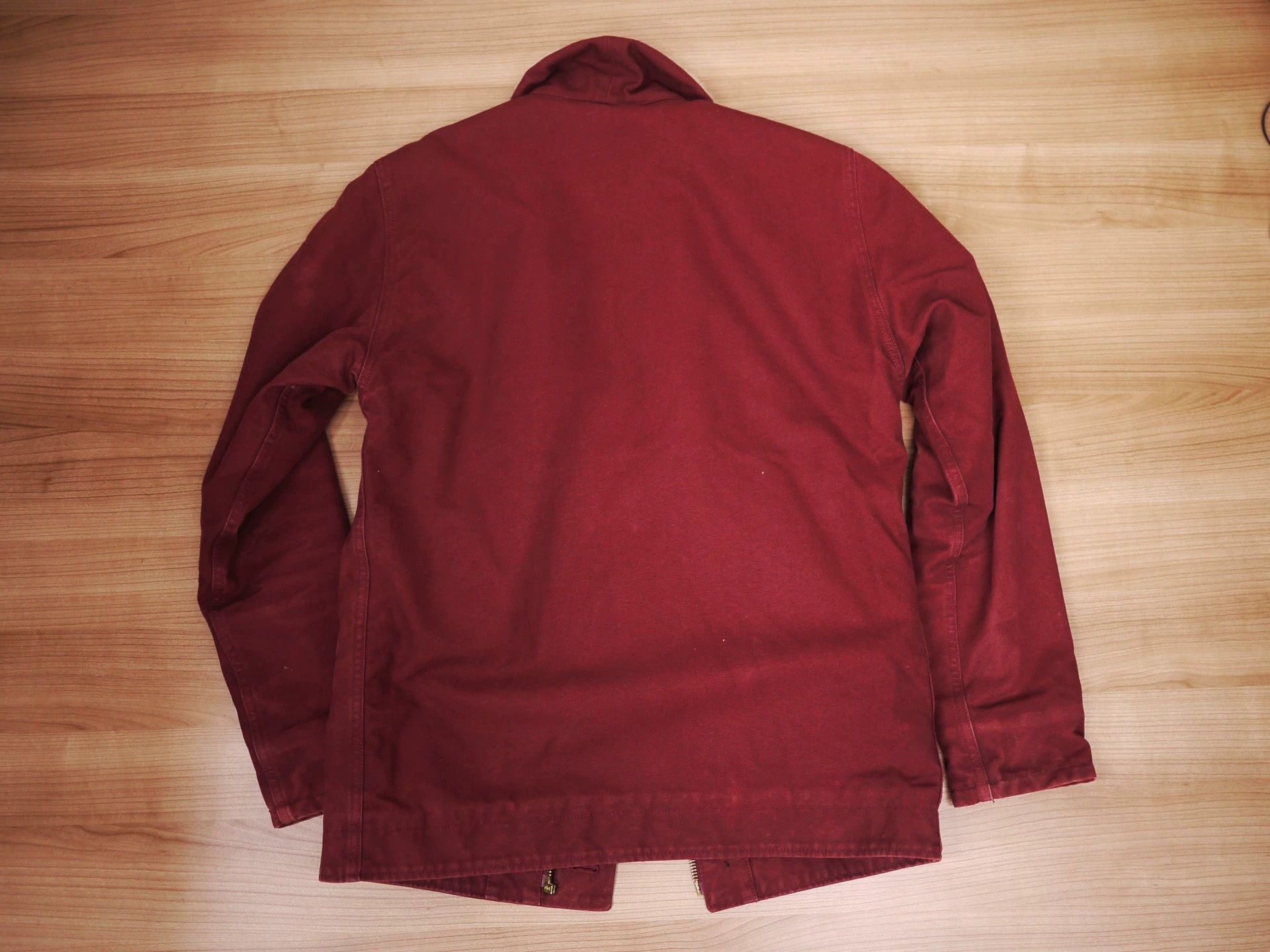 Visvim VISVIM DECKHAND JKT BURGUNDY 2 Used Size US M / EU 48-50 / 2 - 7 Thumbnail