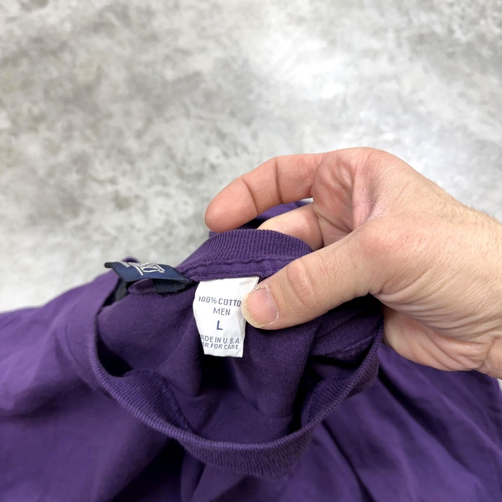 Lands' End Vintage Lands' End Shirt Mens Large Purple Long Sleeve Pocket Made USA 90s Size US L / EU 52-54 / 3 - 3 Thumbnail
