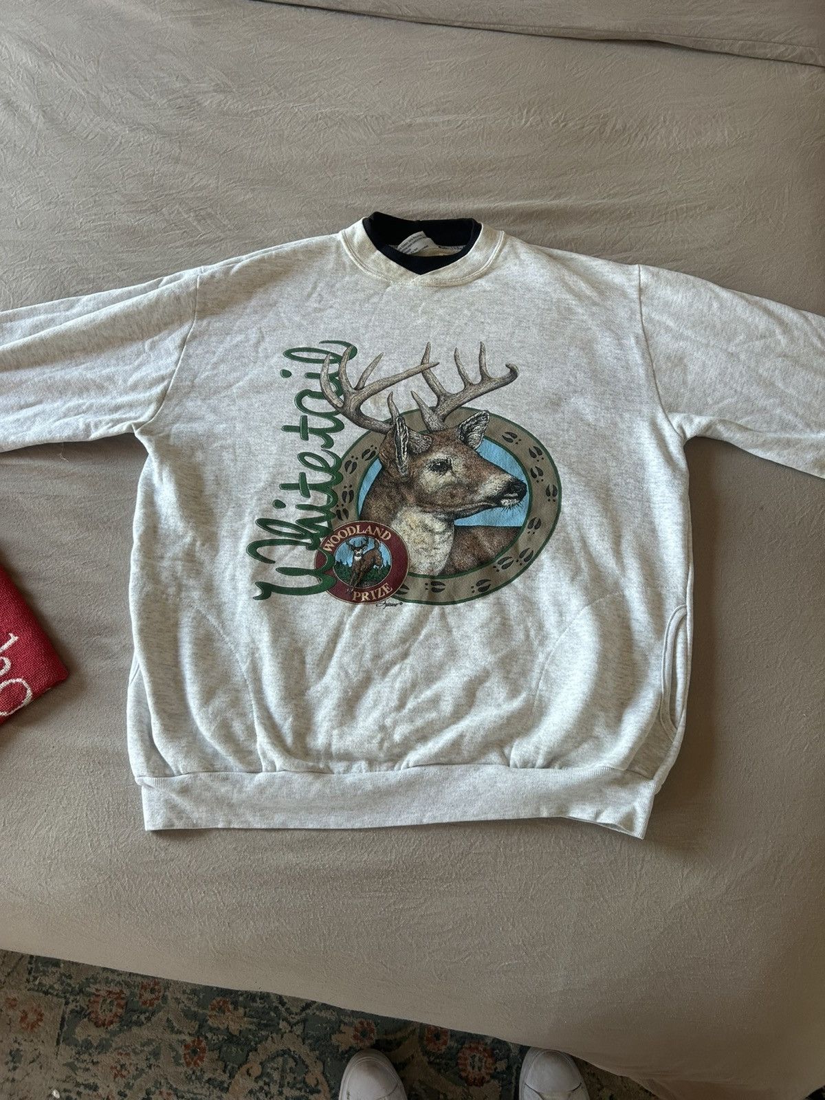 Vintage Vintage Wisconsin “Whitetail” Crewneck Size US XL / EU 56 / 4 - 1 Thumbnail