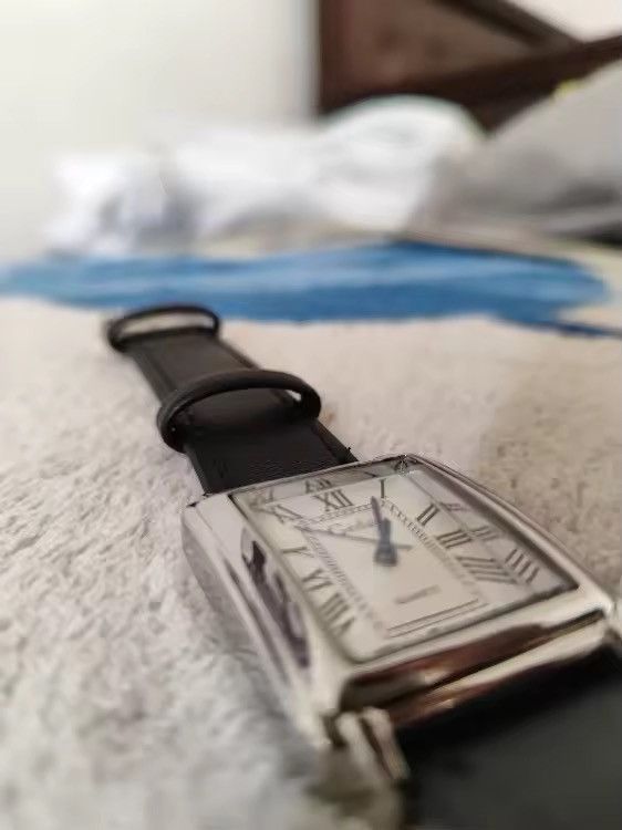 Japanese Brand Classic Roman Dial Quart Watch– Leather Strap Size ONE SIZE - 7 Thumbnail