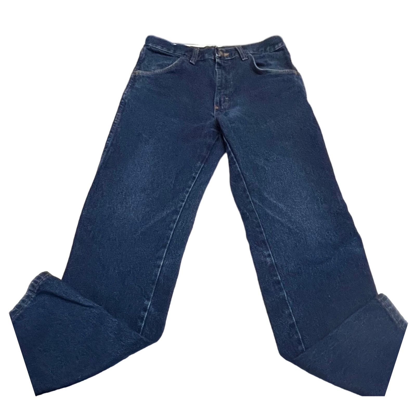 Rustler Rustler Mens Blue Denim Jeans 31x32 Relaxed Fit Straight Leg Size US 31 - 1 Thumbnail