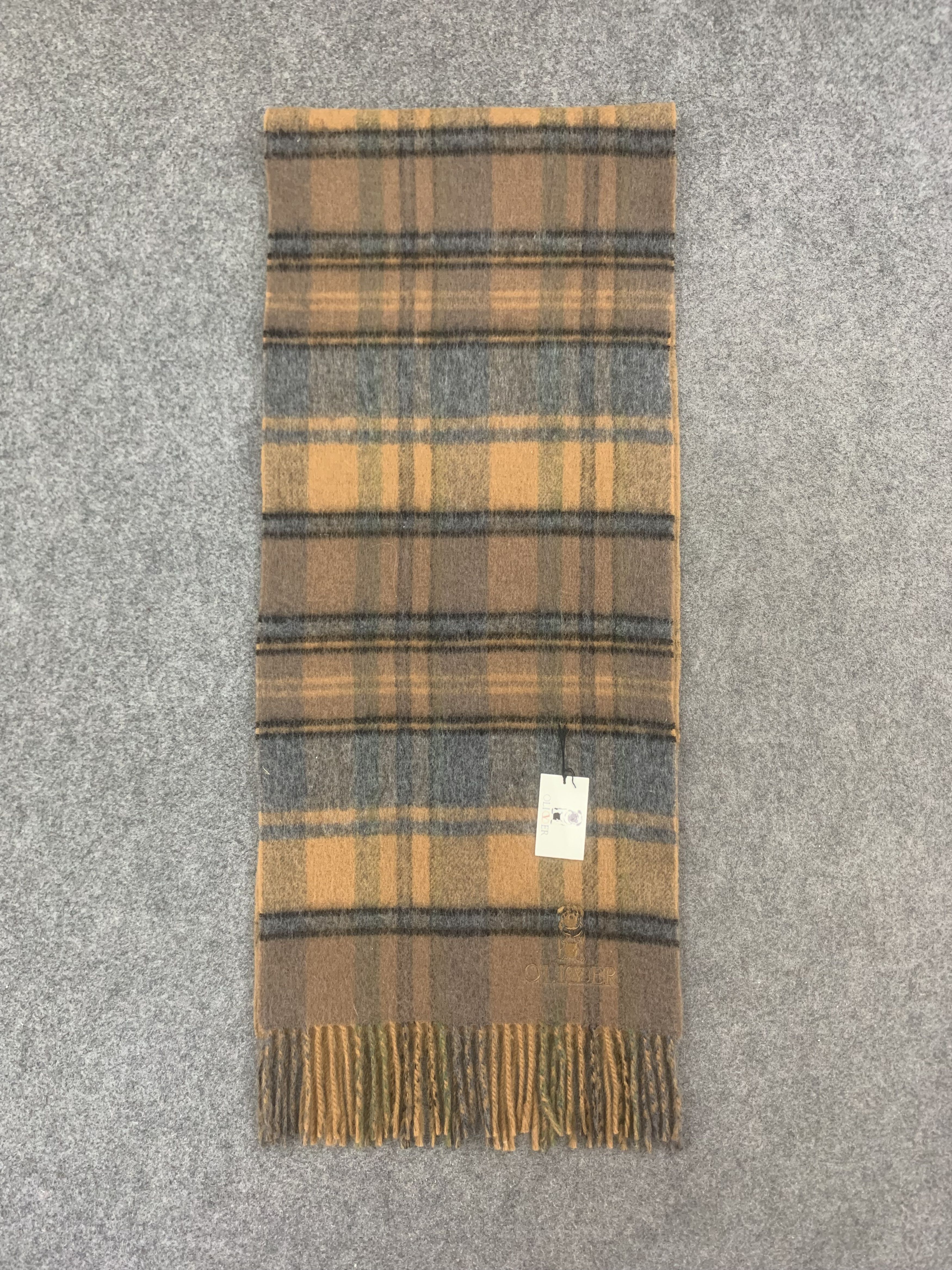Vintage Oliver Scarf Wool Muffler Neck Wrap BL9252 Size ONE SIZE - 2 Thumbnail