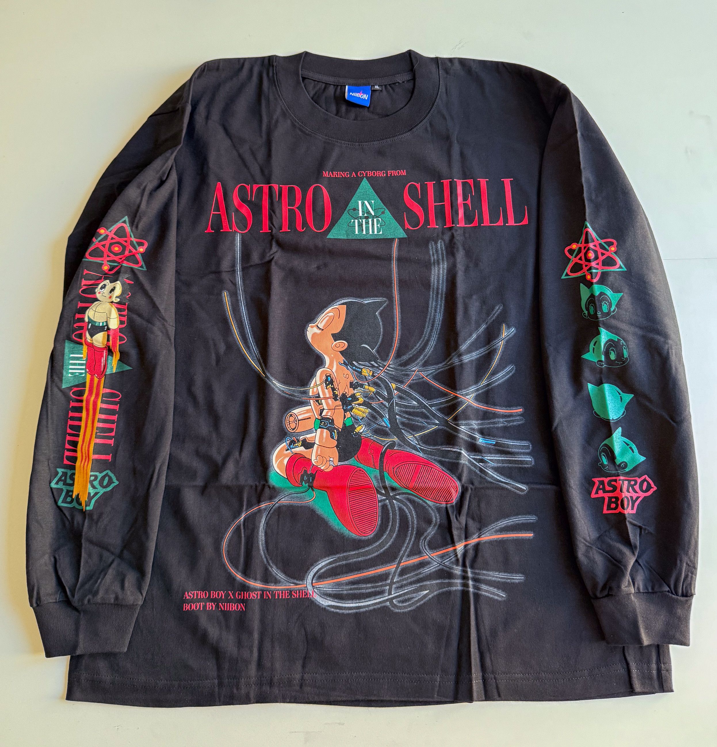 Anime ASTRO IN THE SHELL (GITS GHOST IN THE SHELL) L/S Niibon Size US XL / EU 56 / 4 - 1 Thumbnail