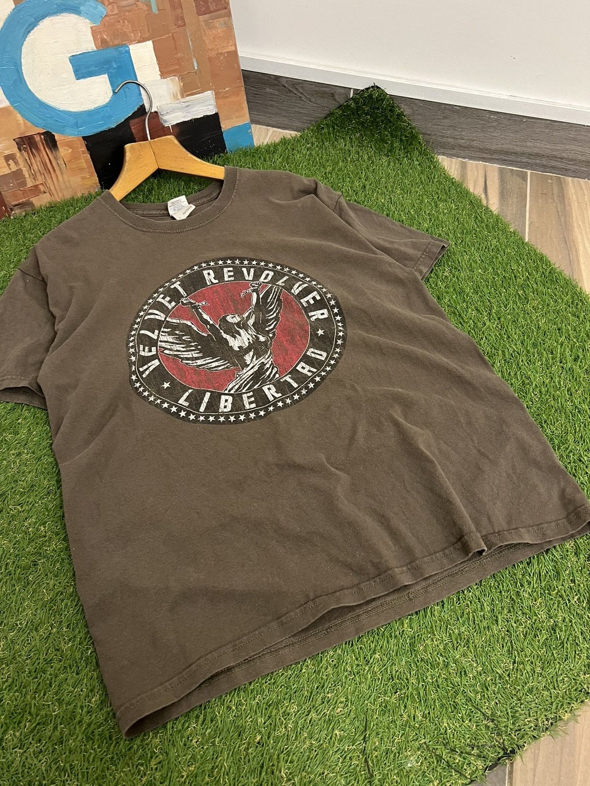 Band Tees Velvet Revolver Libertad Album Promo 2008 Tour T Shirt Size US L / EU 52-54 / 3 - 5 Thumbnail