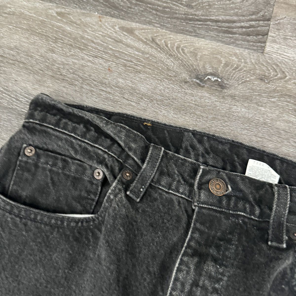 Levi's × StraightFaded × Vintage Vintage 90s Levi’s 505 faded black essential jeans Size US 32 / EU 48 - 5 Thumbnail