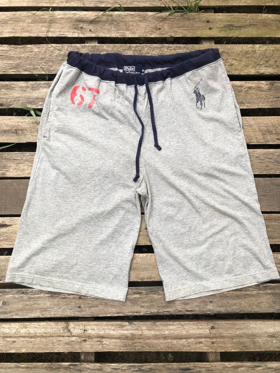 Polo Ralph Lauren × Ralph Lauren × Vintage Vintage Polo by Ralph Lauren Big Logo Short Pants Size US 34 / EU 50 - 1 Thumbnail