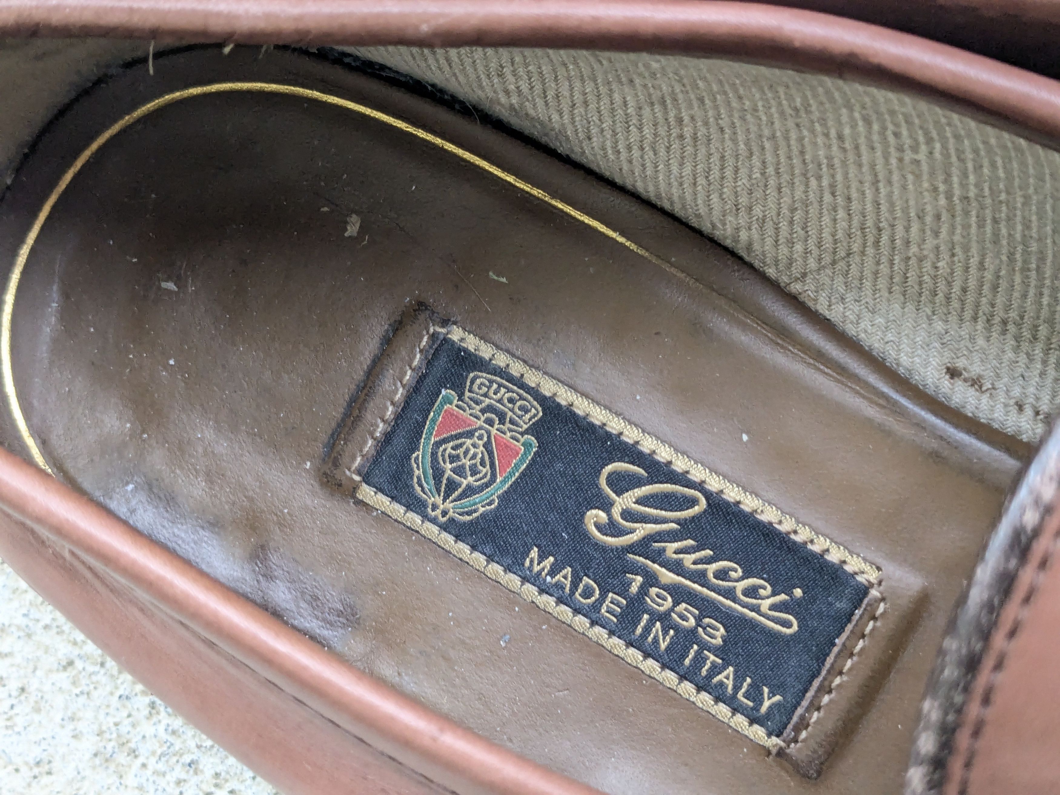 Gucci Gucci Horsebit Loafers Brown Leather 10 Rubber Size US 10 / EU 43 - 5 Thumbnail