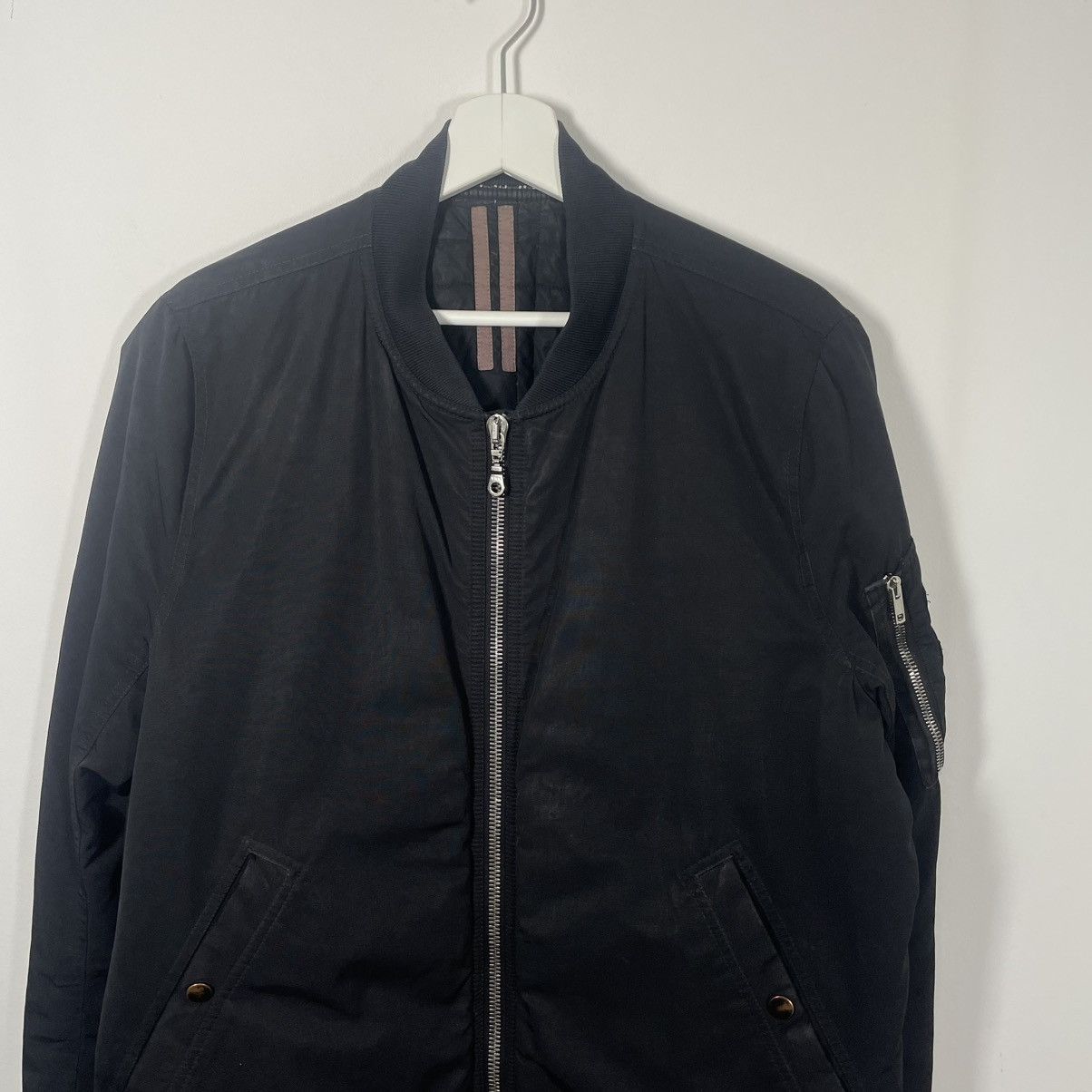 Rick Owens Rick Owens black bomber Size US L / EU 52-54 / 3 - 4 Thumbnail