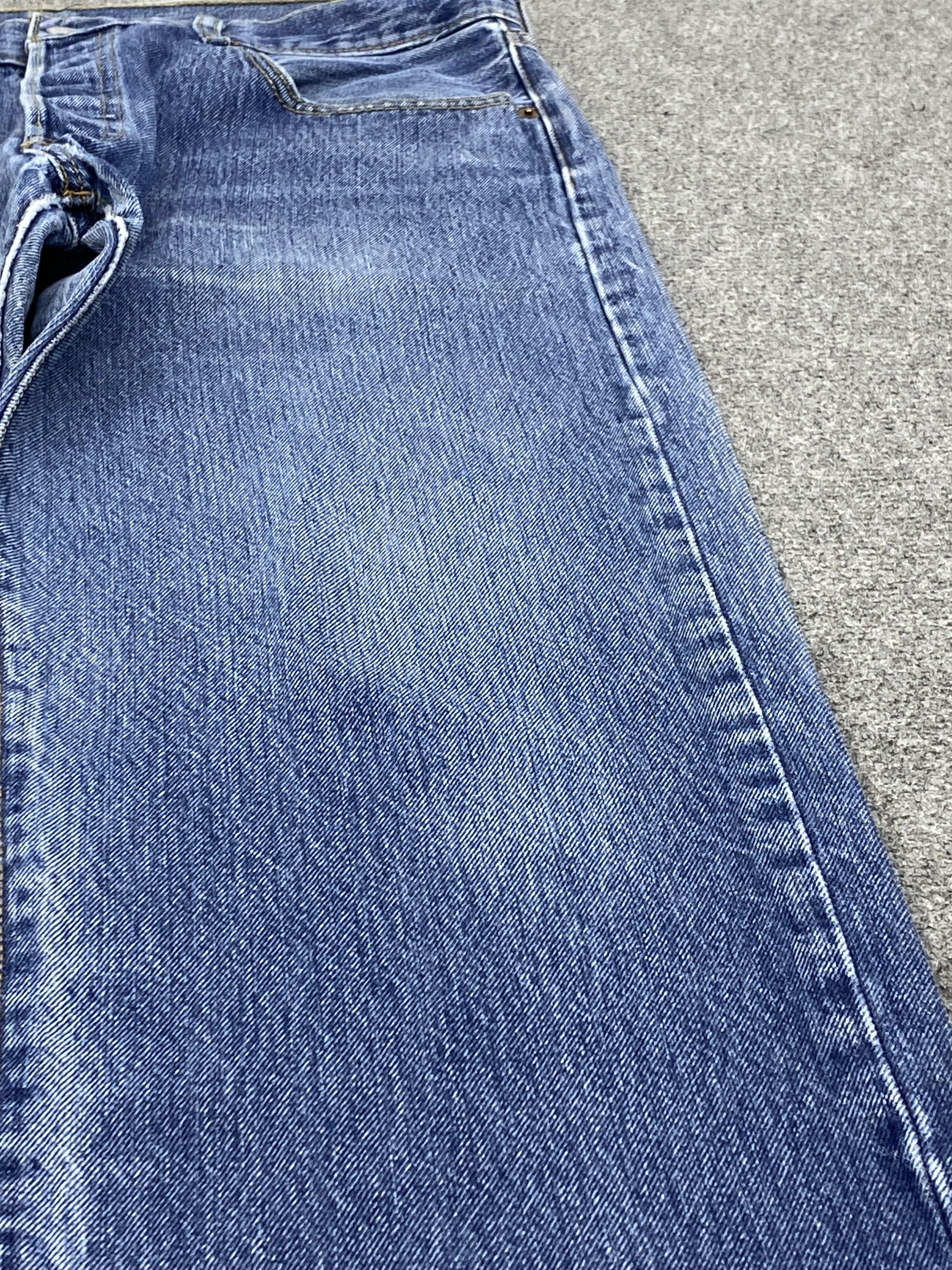 Levi's × Vintage Vintage Levis 501 Blue Denim Jeans DP2812 Size US 35 - 15 Thumbnail