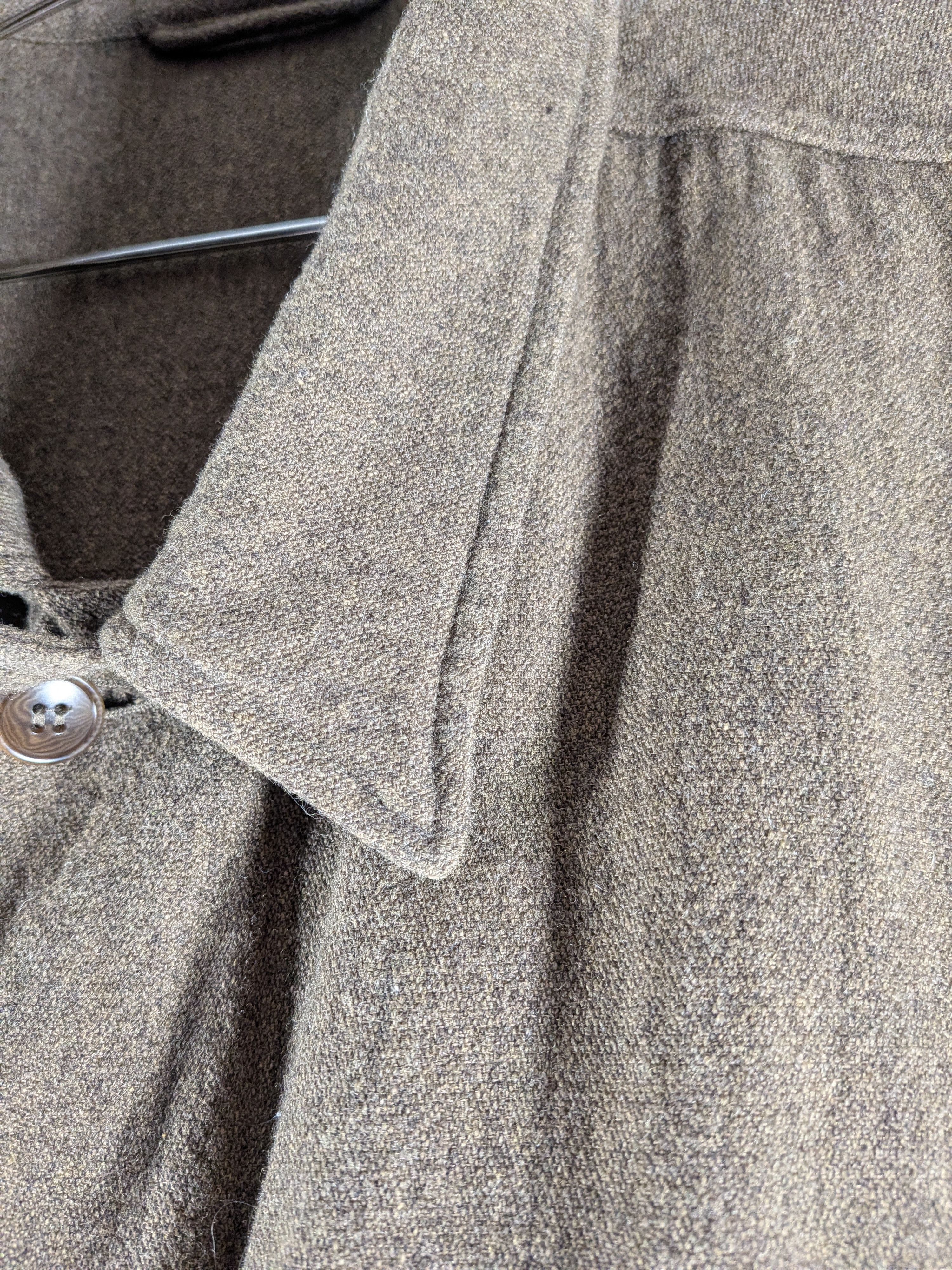Comoli Comoli Khaki B.D.U Jacket Wool Size US M / EU 48-50 / 2 - 4 Thumbnail