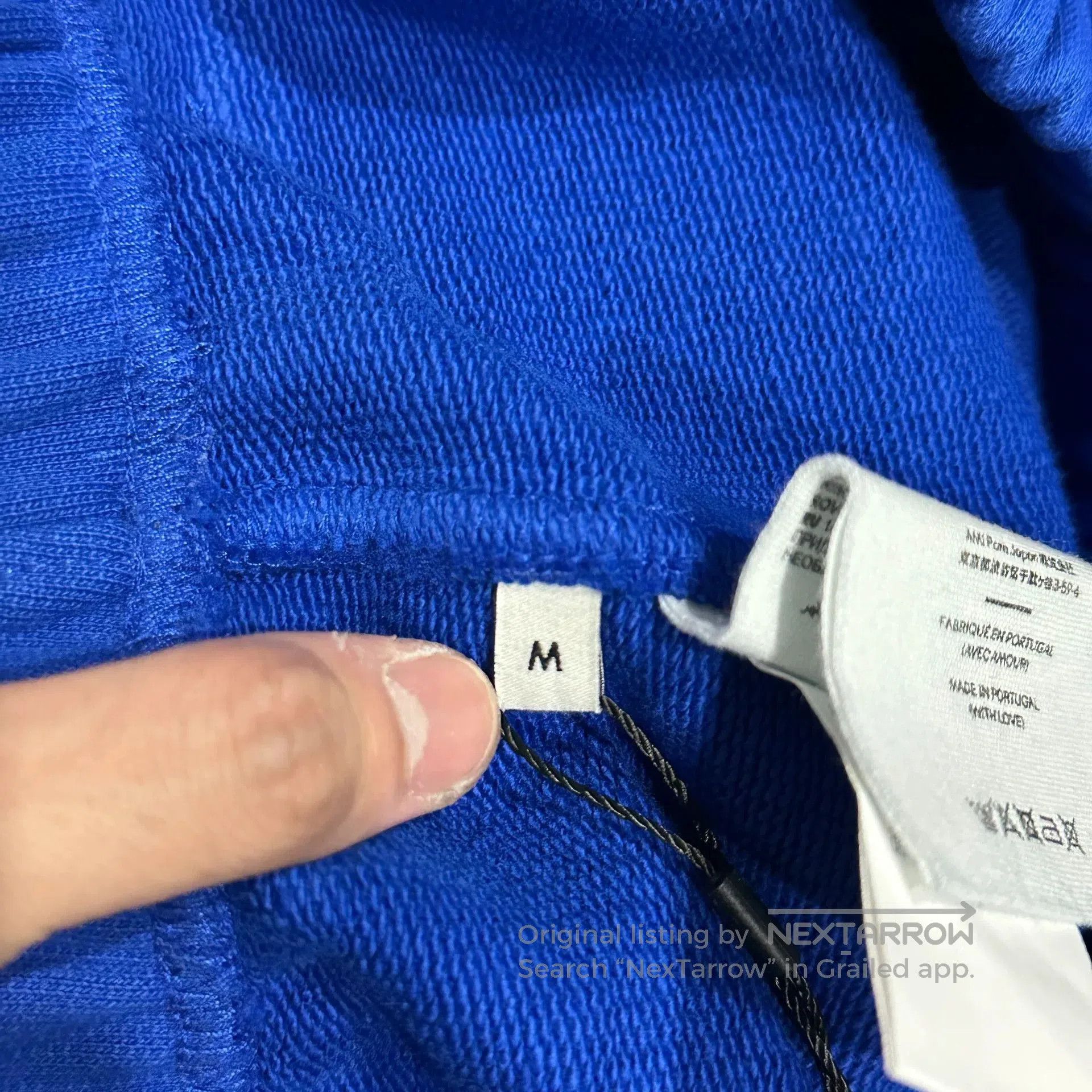 AMI AMI Paris Blue Heart Embroidered Shorts. Size US 28 / EU 44 - 4 Thumbnail