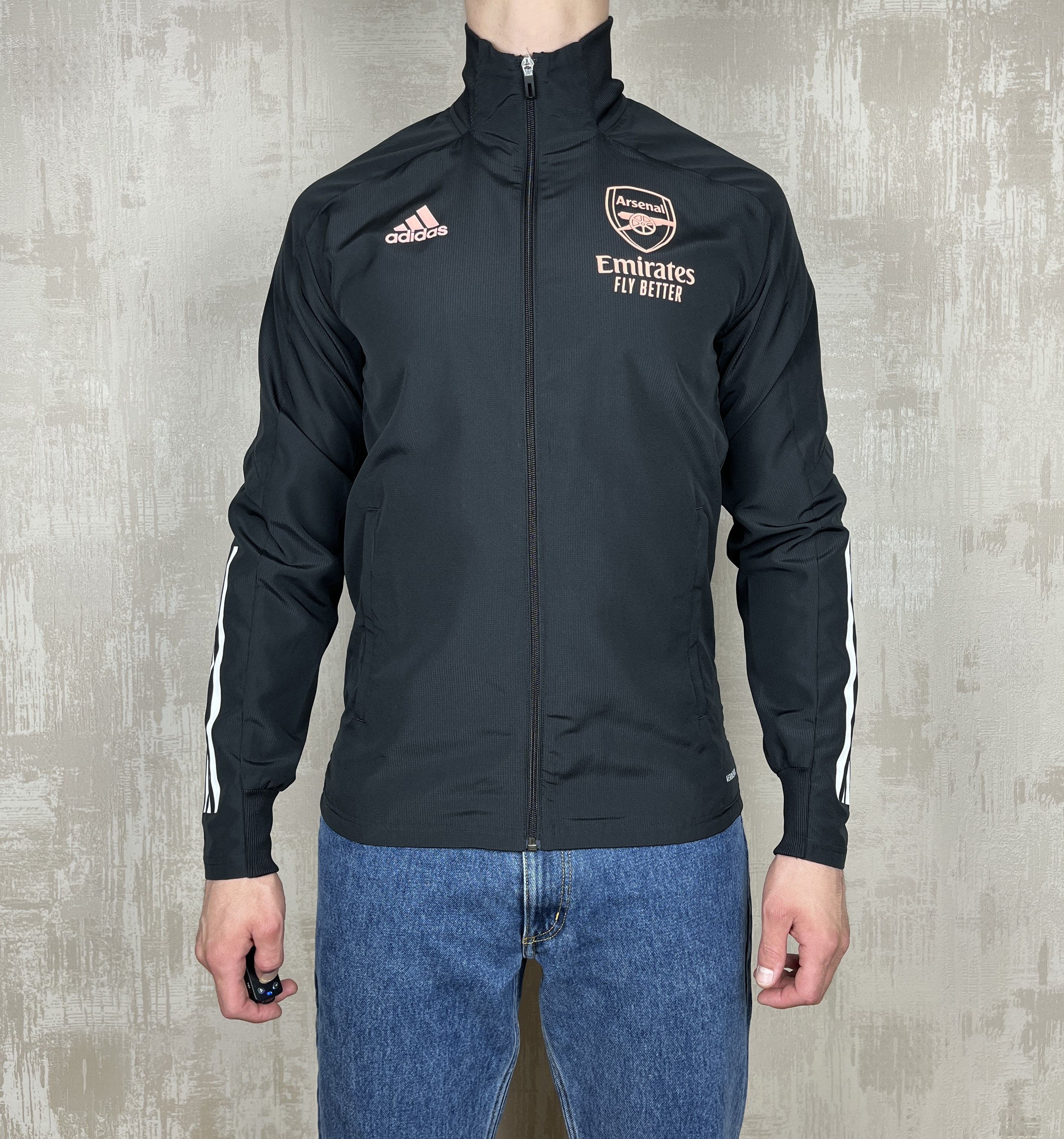 Adidas Arsenal 2020 2021 Adidas Soccer Light Track Jacket FQ6245 Size US S / EU 44-46 / 1 - 1 Thumbnail