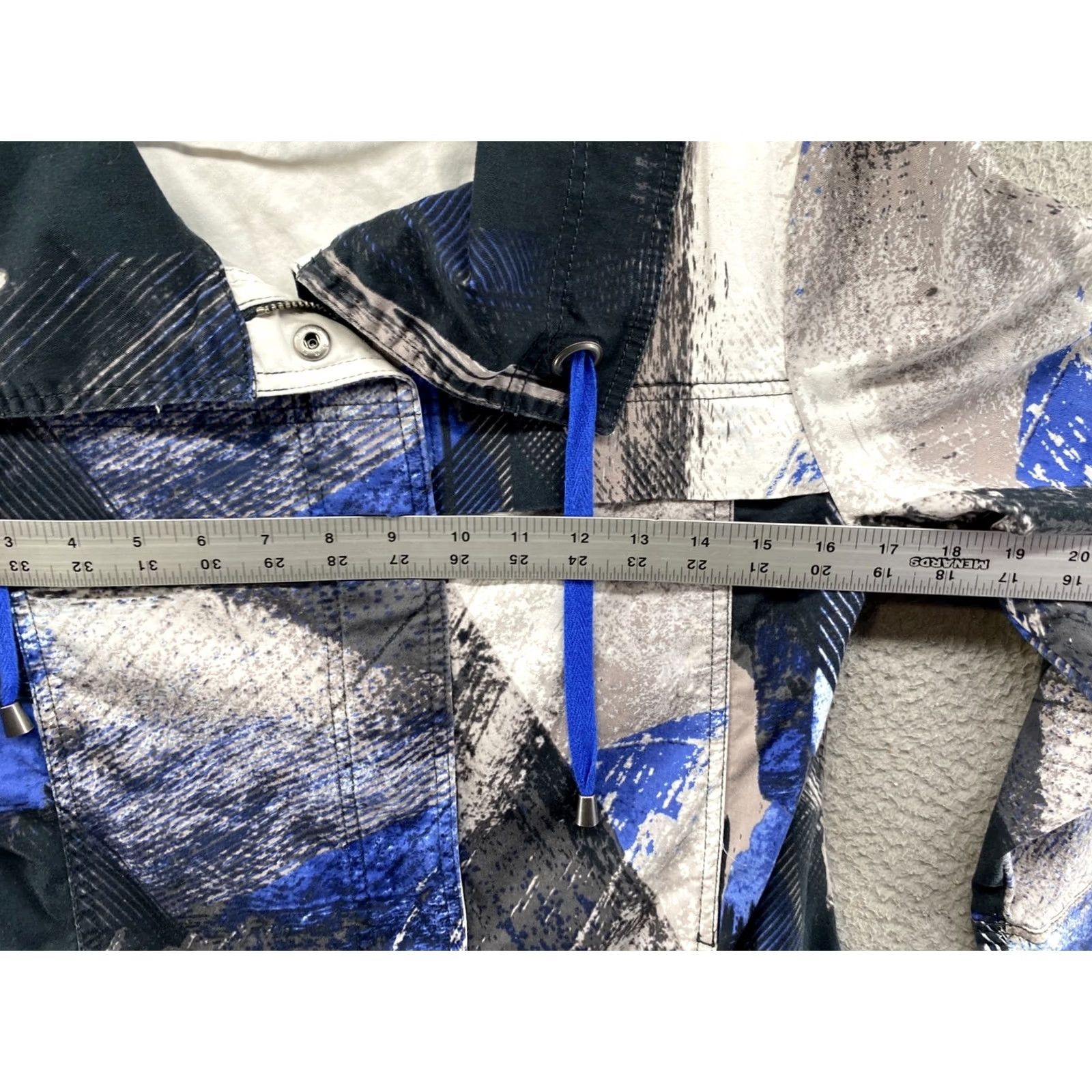Jockey Jockey Women's Abstract Full Zip Jacket in Size Small, Multicolor, Cotton Blend, Long Sleeve, Mid-Length, Casual, Regular Fit, Zip, Jacket Size S / US 4 / IT 40 - 4 Thumbnail