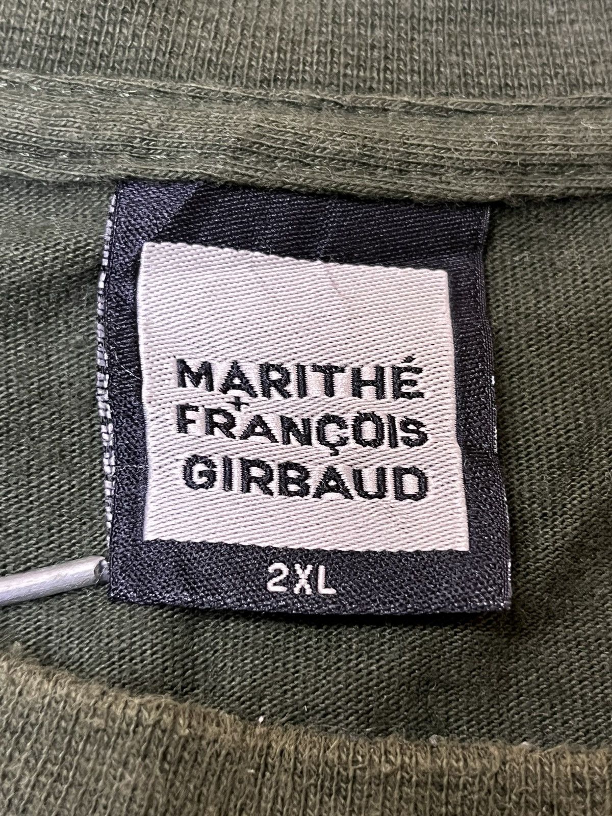 Marithe + Francois Girbaud SUNFADED🔥MARITHE FRANCOIS GIRBAUD SPELL OUT TEE SHIRT Size US XXL / EU 58 / 5 - 8 Thumbnail