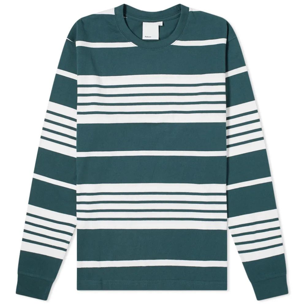 Adsum Adsum FW19 Long Sleeve Custom Stripe Shirt (L) Dusty Green Size US L / EU 52-54 / 3 - 10 Thumbnail