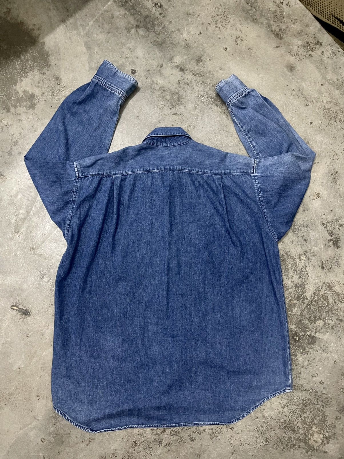Polo Ralph Lauren POLO RALPH LAUREN DENIM SHIRTS SINGLE POCKET FADED Size US M / EU 48-50 / 2 - 10 Thumbnail
