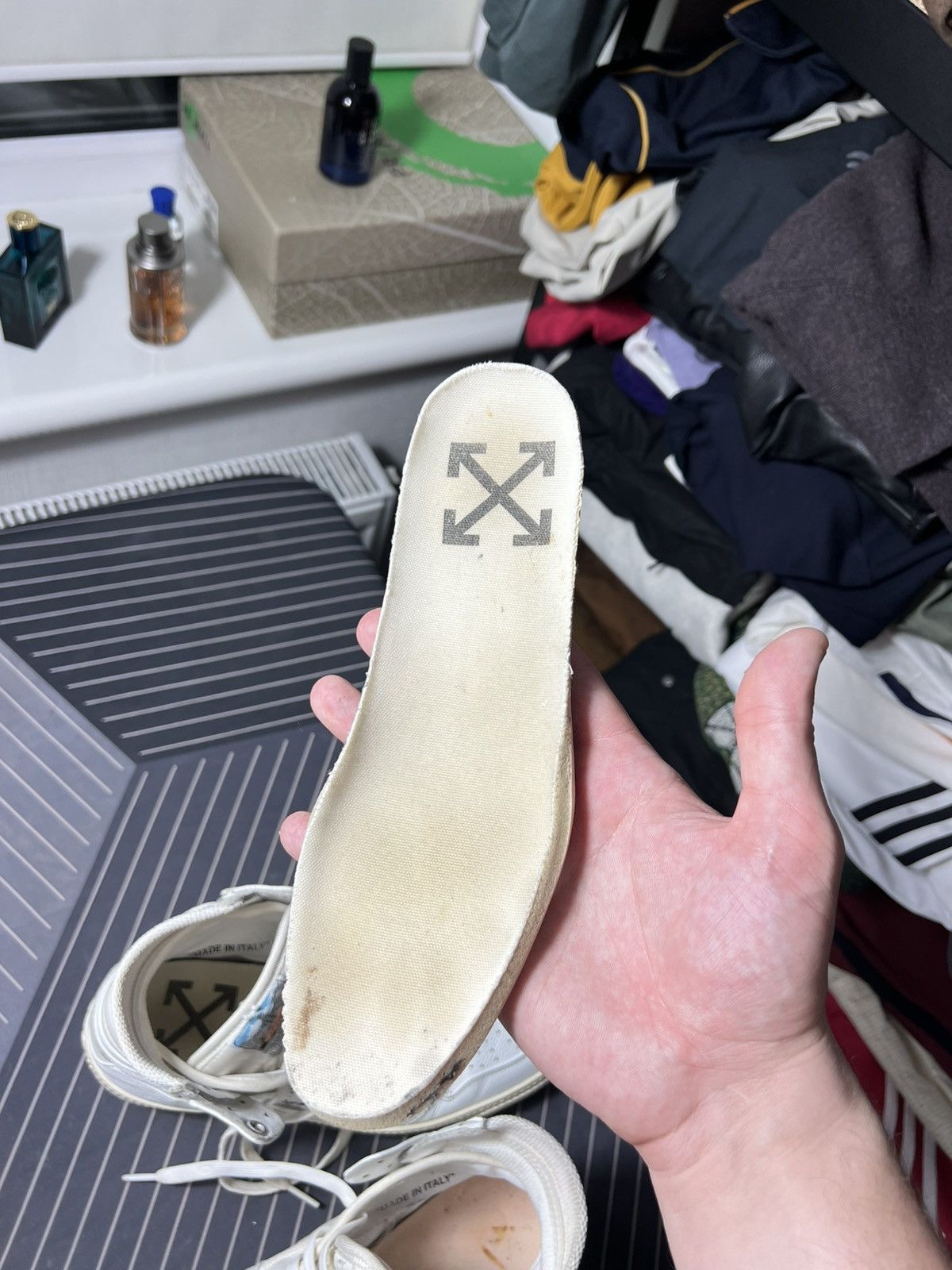 Off-White Off-White High Top Sneakers White “Sample” Industrial 39 Size US 6 / EU 39 - 18 Thumbnail