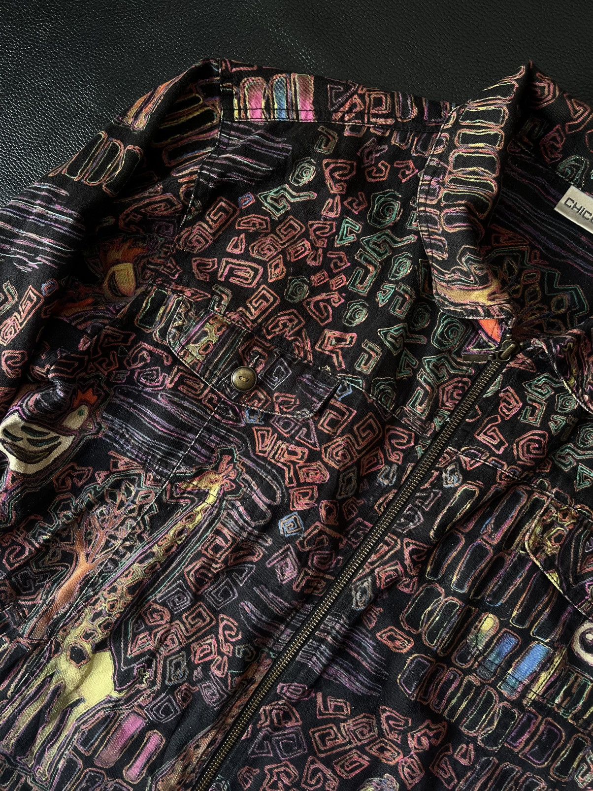 Chicos Psicodelic Monkeys Dance Chico’s Jacket Size US M / EU 48-50 / 2 - 7 Thumbnail