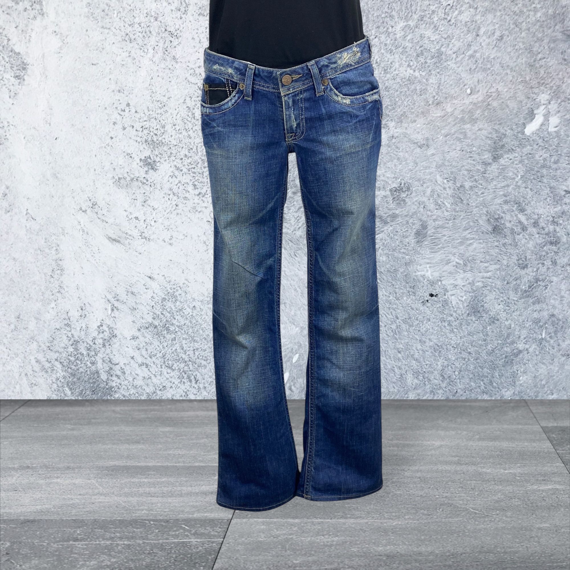 Other Low Rise Bootcut Flare Jeans Japanese Size 26" / US 2 / IT 38 - 2 Thumbnail
