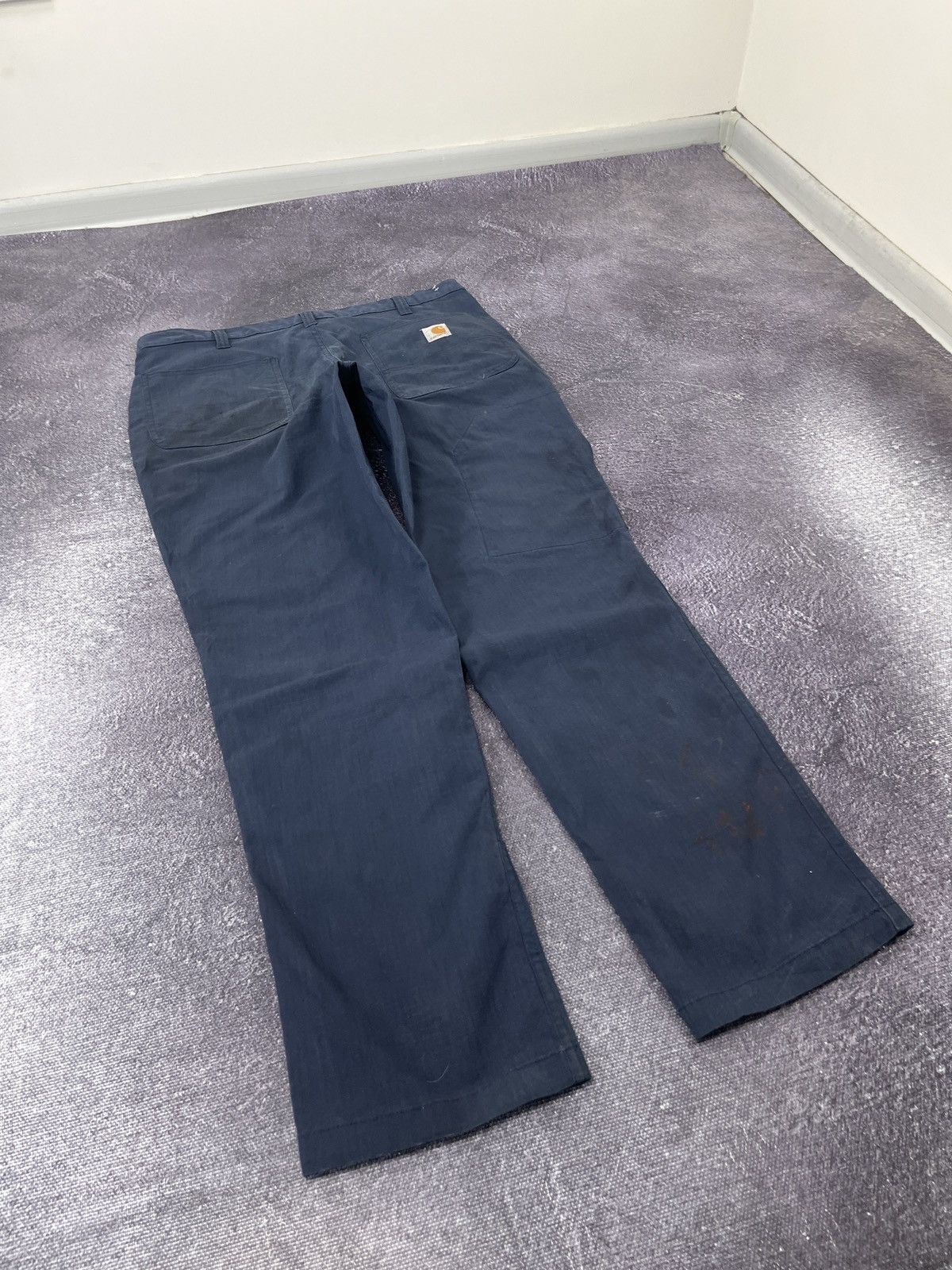 Carhartt Vintage Carhartt Y2K Navy Work Relaxed Pants Size US 34 / EU 50 - 3 Thumbnail