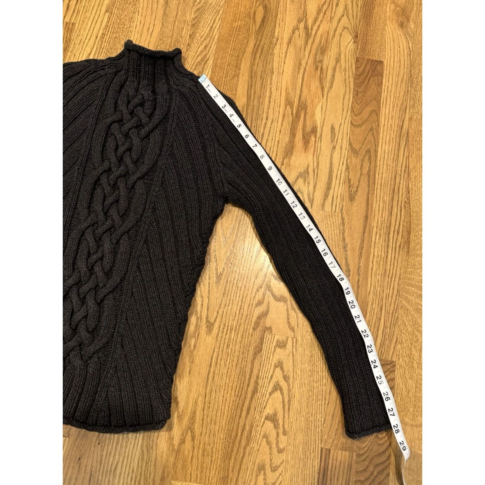 Gap VINTAGE Gap Cable Knit Pullover Roll Neck Slim Sweater Women’s Size M Cotton Gray Pullover Knit Rolⅼ Neck Womens Slim Cotton Gray 90s (if applicable) Size M / US 6-8 / IT 42-44 - 7 Thumbnail
