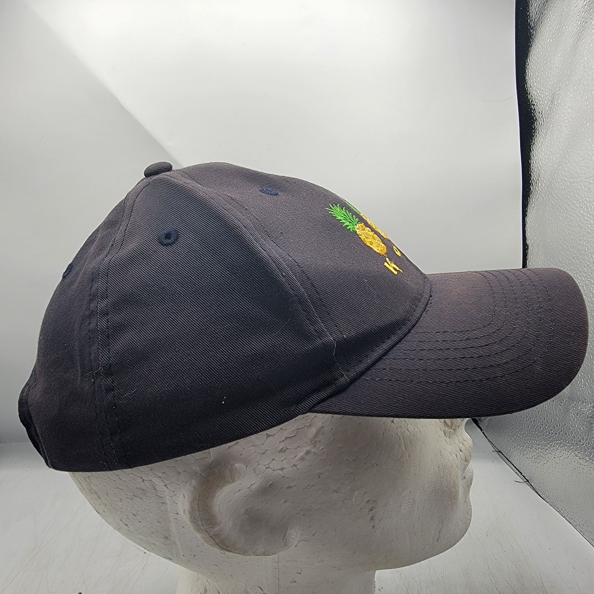 Other Kona Hawaii Pineapple Black Baseball Hat Cap Adjustable Casu Size ONE SIZE - 4 Thumbnail
