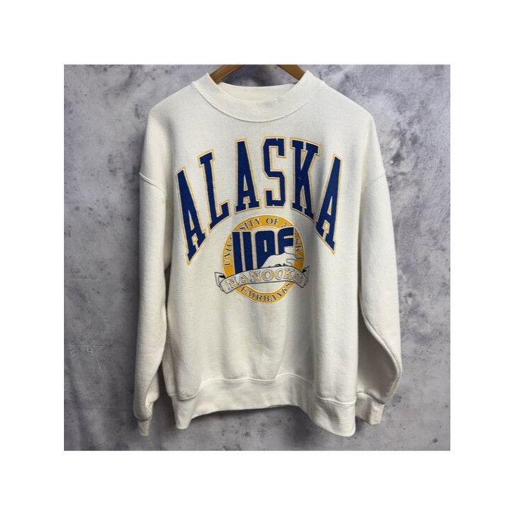 Vintage Vintage University Alaska Fairbanks Nanooks UAF Sweatshirt Size US XL / EU 56 / 4 - 2 Thumbnail