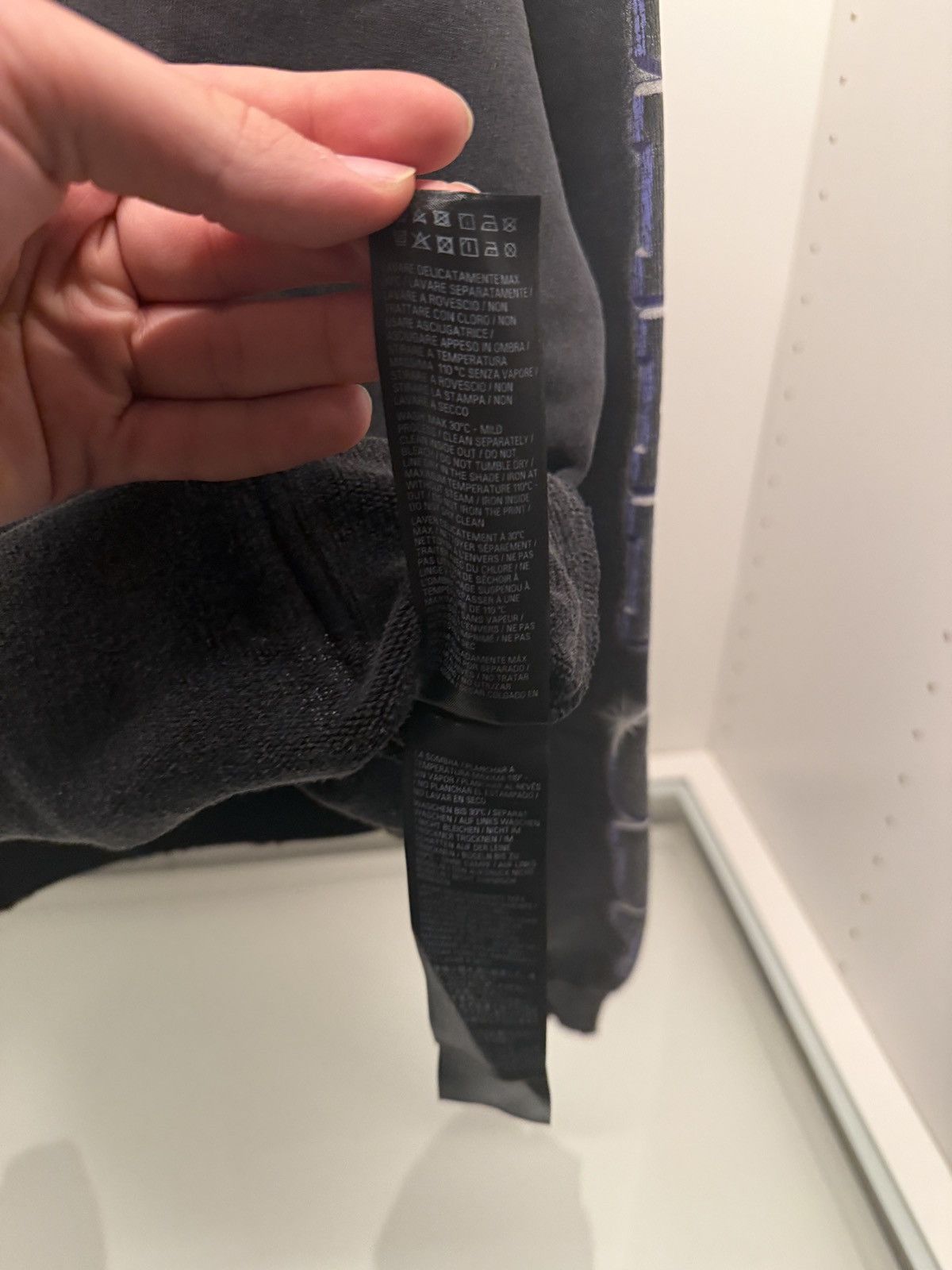 Balenciaga Balenciaga SNBN hoodie washed black Size US L / EU 52-54 / 3 - 9 Thumbnail