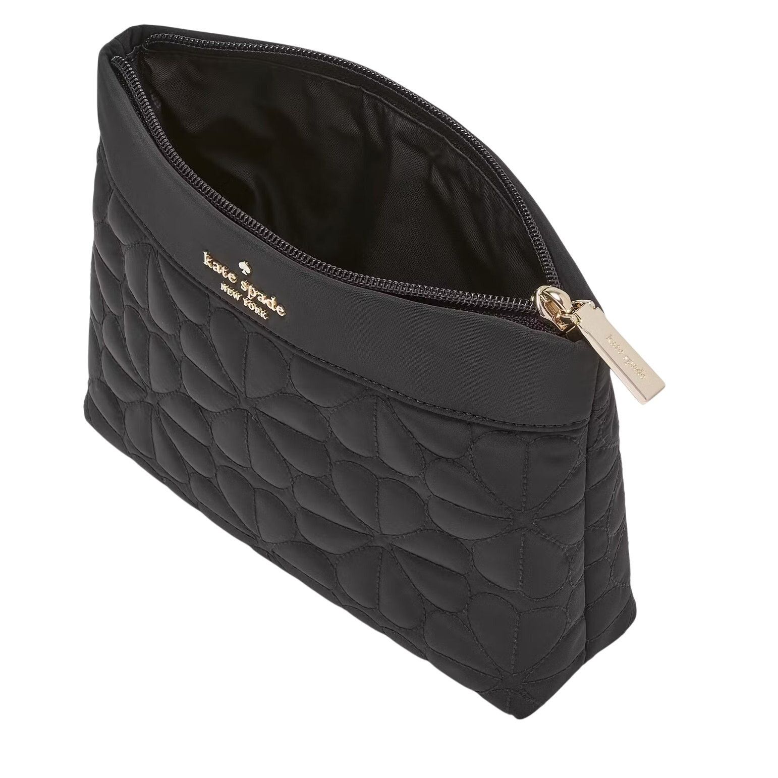 Kate Spade Kate Spade Spade Flower Quilted Cosmetic Pouch Black Size ONE SIZE - 5 Thumbnail