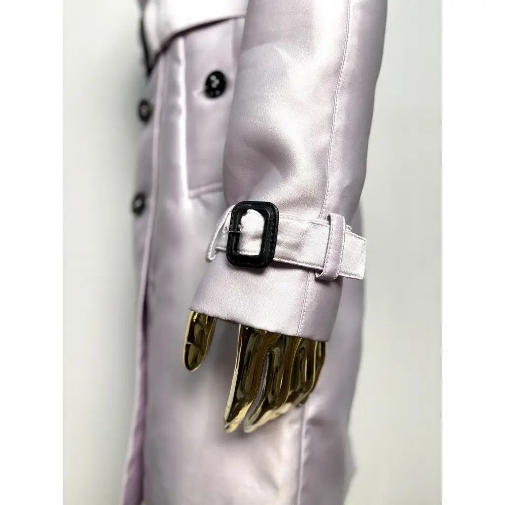 Burberry Burberry Prorsum Satin Trench Coat Size S / US 4 / IT 40 - 9 Thumbnail