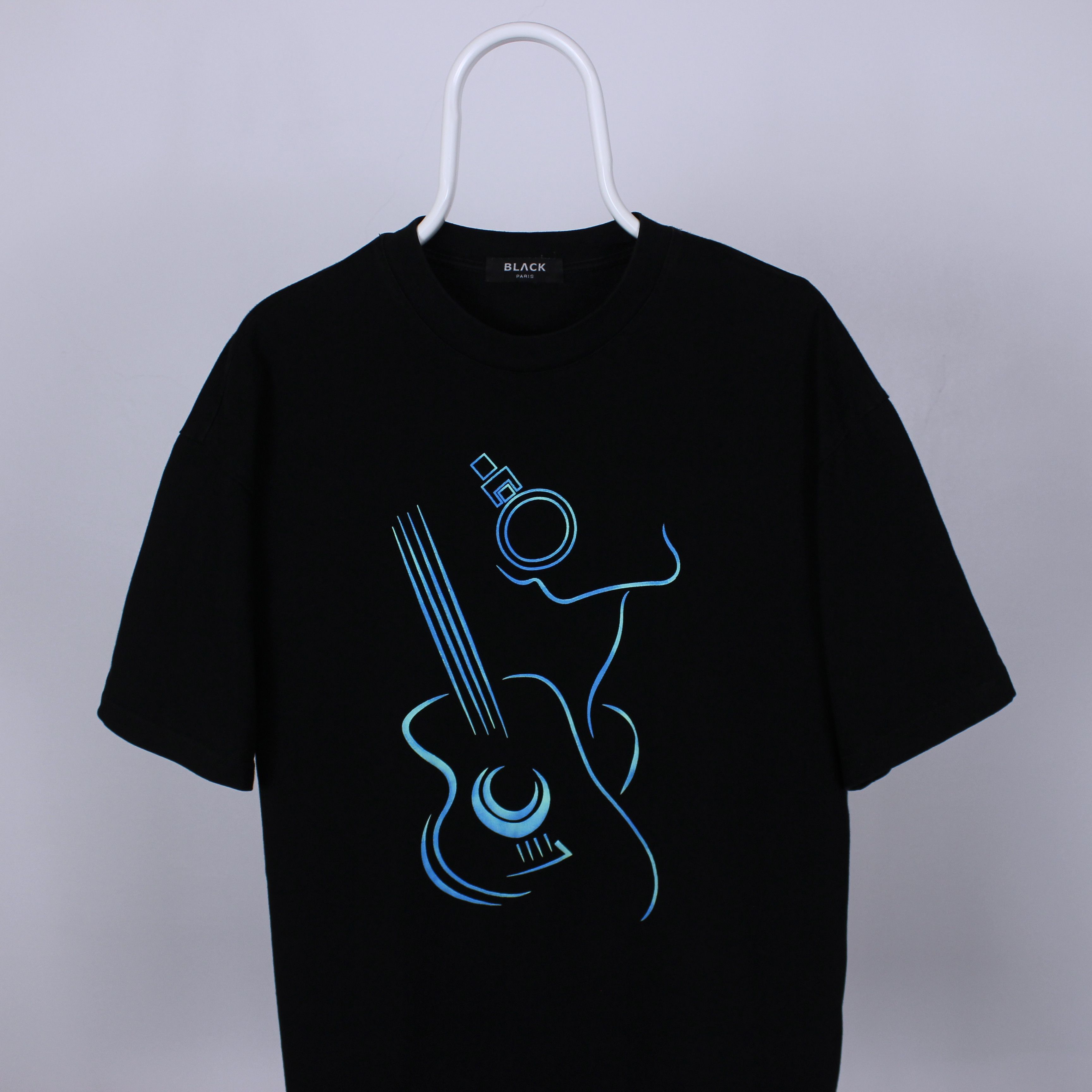 Other Black Paris t shirt heavy cotton black logo L XL Size US XL / EU 56 / 4 - 2 Thumbnail