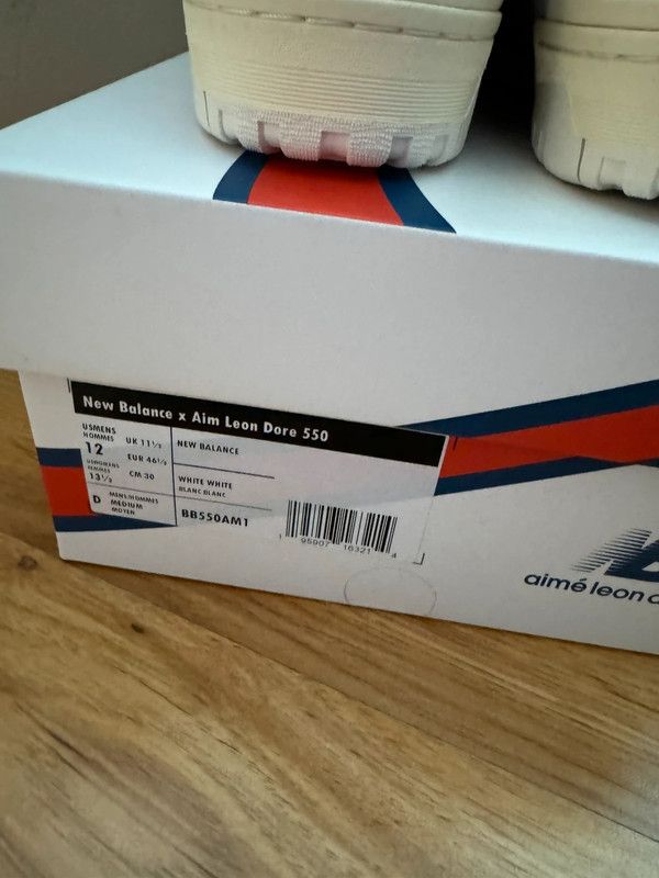 Aime Leon Dore × New Balance New Balance aime leon dore white leather EU46 2/3 US12 Size US 12 / EU 45 - 4 Thumbnail