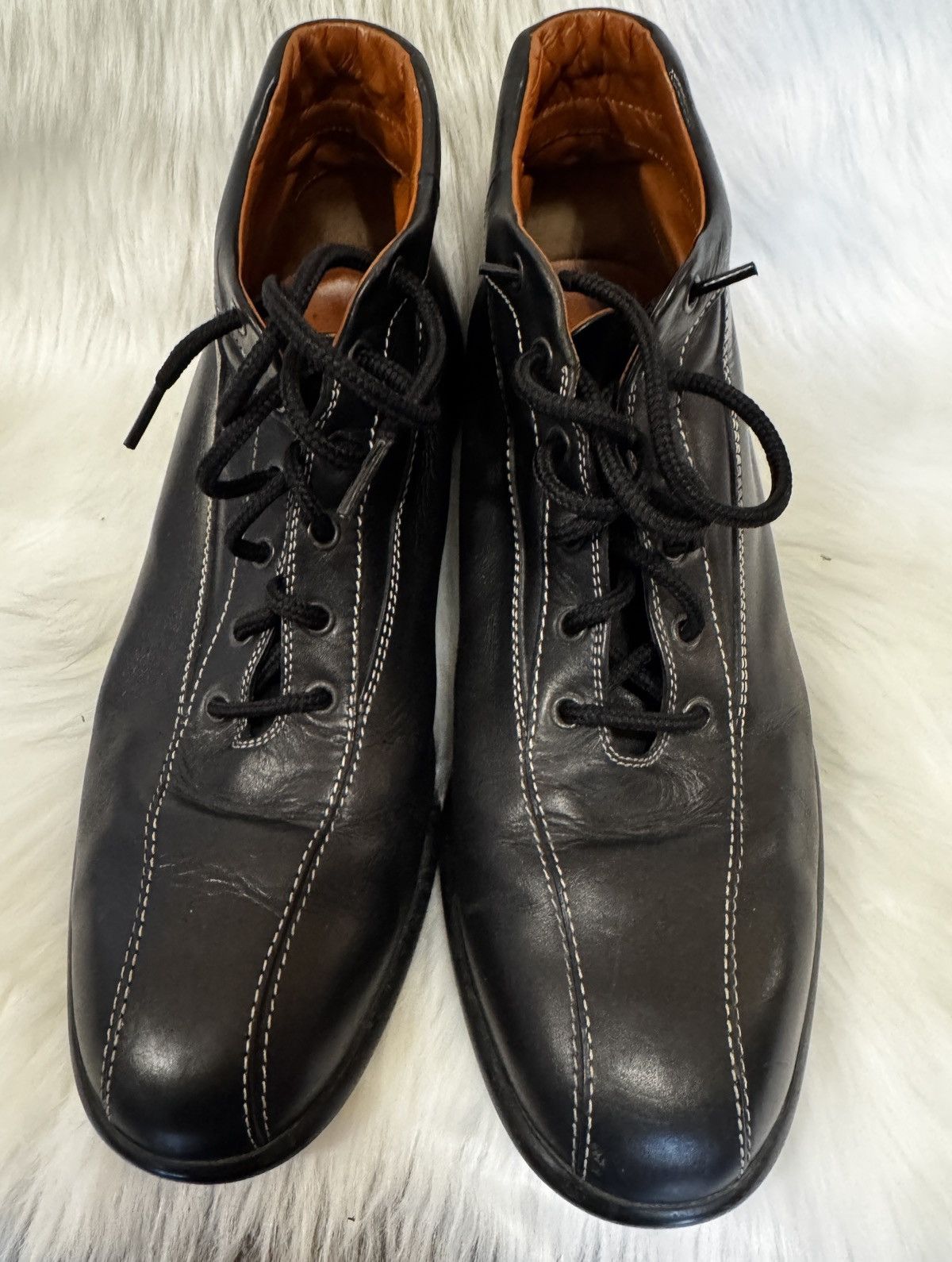 Tod's Tod’s Gommino Leather Lace-Up Ankle Boots – Black, Size 10.5 Size US 10.5 / EU 43-44 - 2 Thumbnail