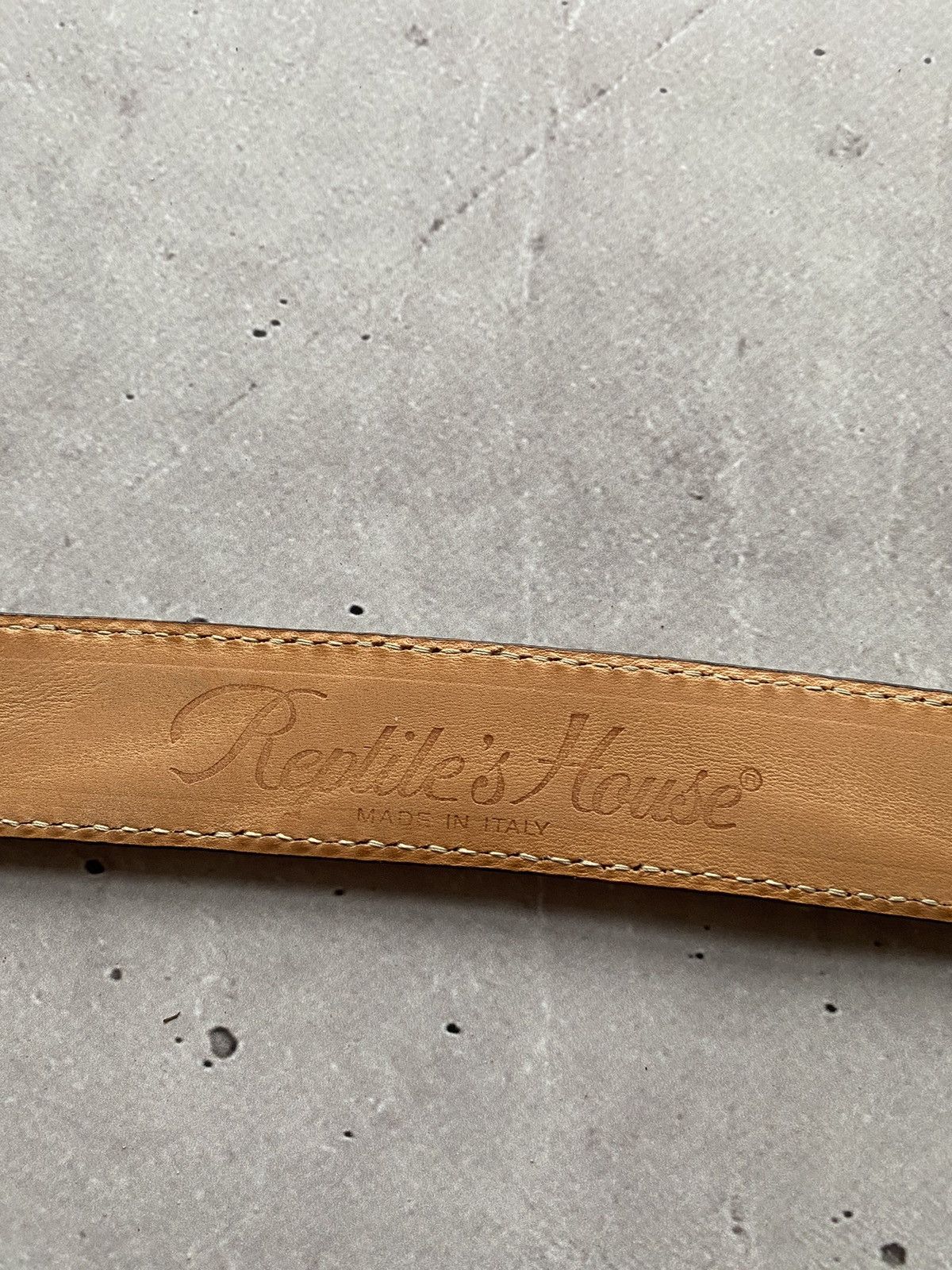 Vintage Vintage Reptile’s House Genuine Learher Belt Made in Italy Size ONE SIZE - 6 Thumbnail