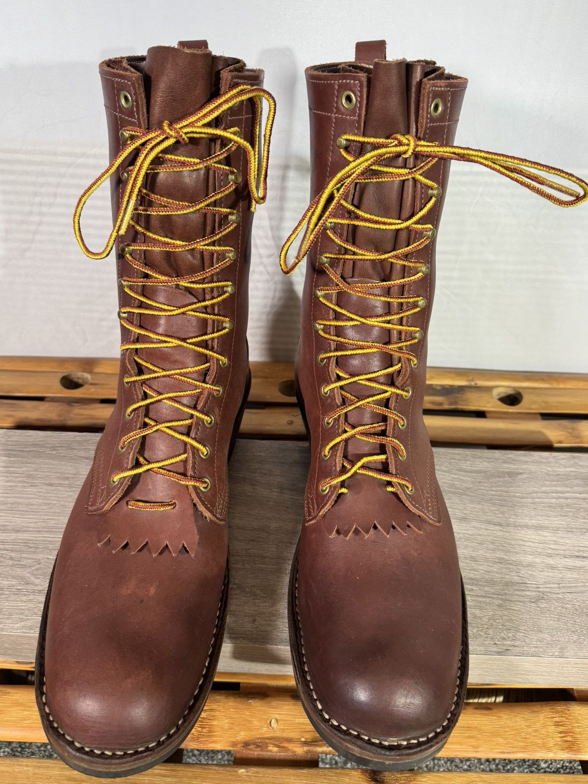 Other Drew’s Boots Men’s Size 15.5 Logger Boots Made In The USA Size US 15 / EU 48 - 3 Thumbnail