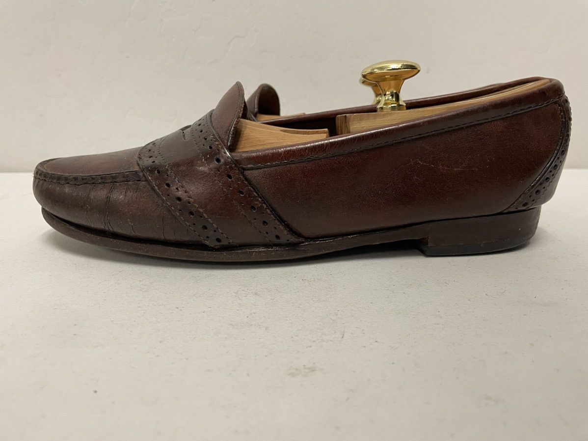 Polo Ralph Lauren × Vintage Leather Brogue Penny Loafer in Cordovan Size US 9 / EU 42 - 4 Thumbnail