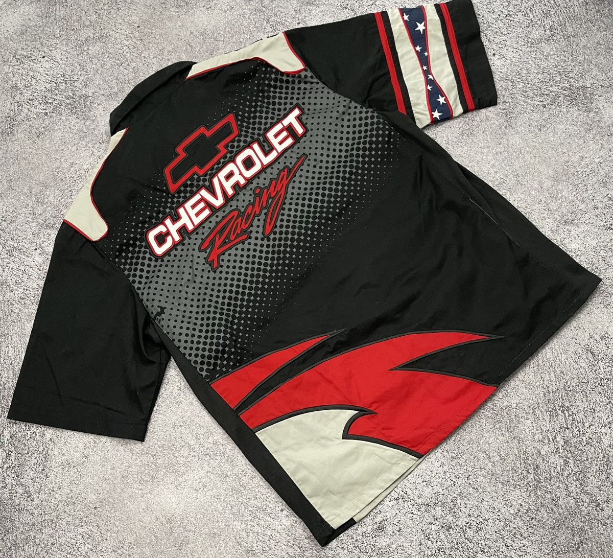 Chevrolet Vintage Chevrolet Racing Shirt Black Red Button Up Size M Size US M / EU 48-50 / 2 - 5 Thumbnail