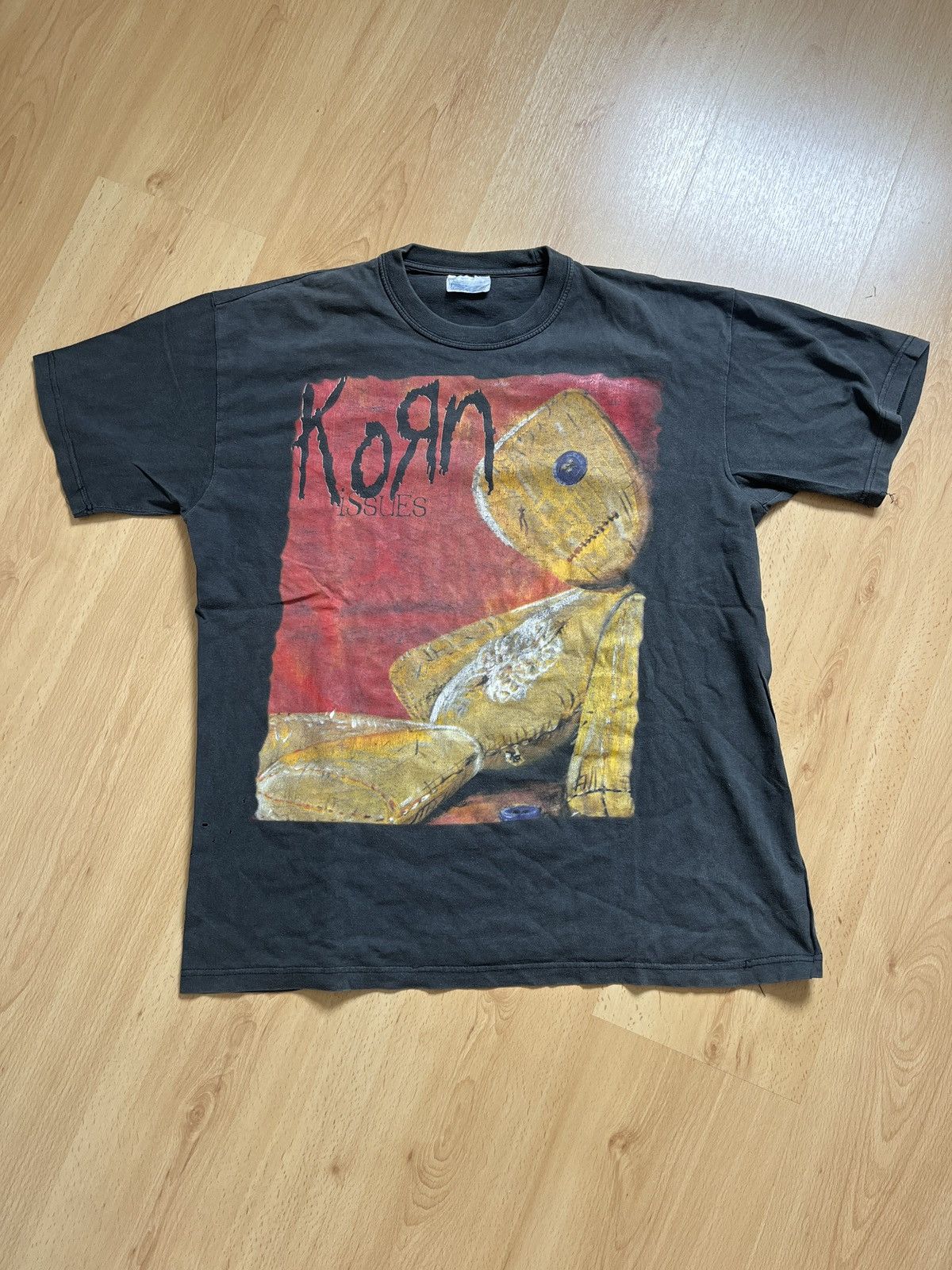 Pre-owned Band Tees Korn Turbogadget Bootleg Vintage Tee (1999) In Black
