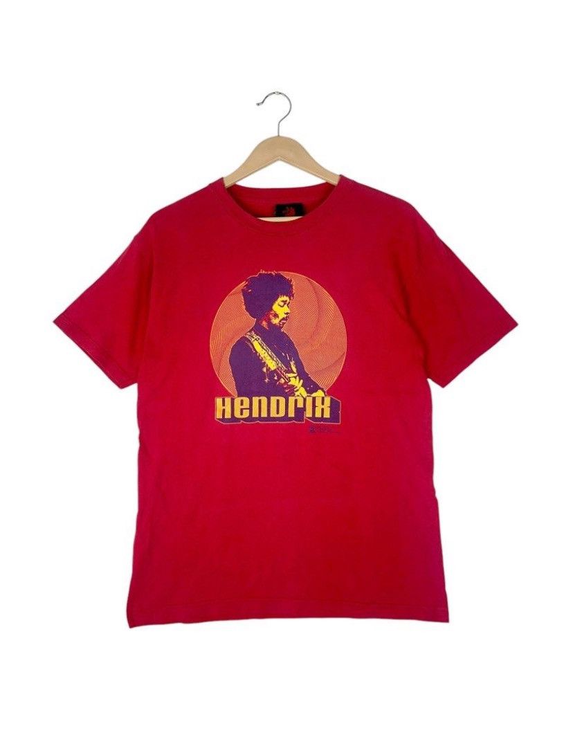 Band Tees × Jimi Hendrix × Vintage Vintage Jimi Hendrix Big Print T-Shirt –Iconic American Rock Size US M / EU 48-50 / 2 - 1 Thumbnail